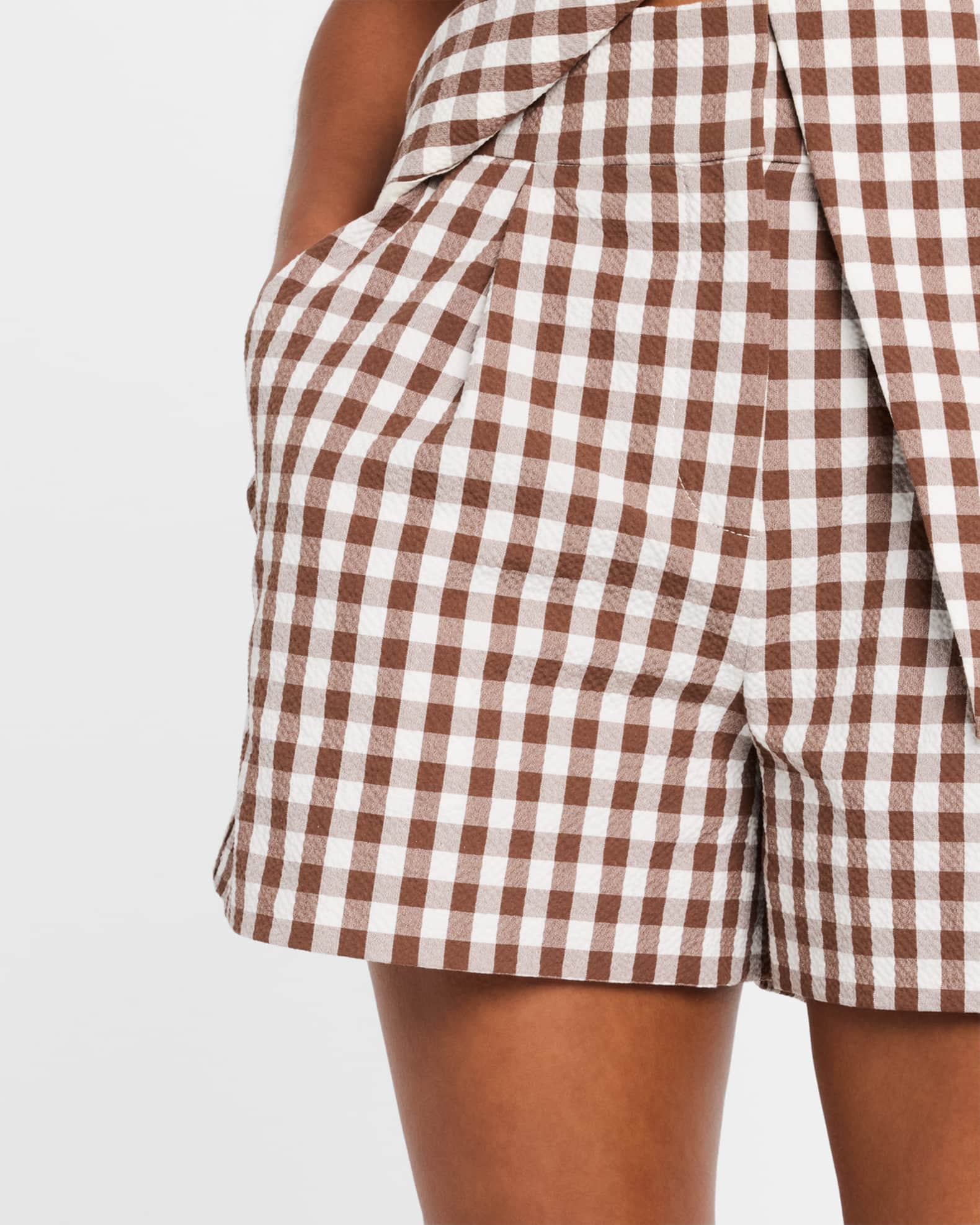 Panda Gingham Shorts