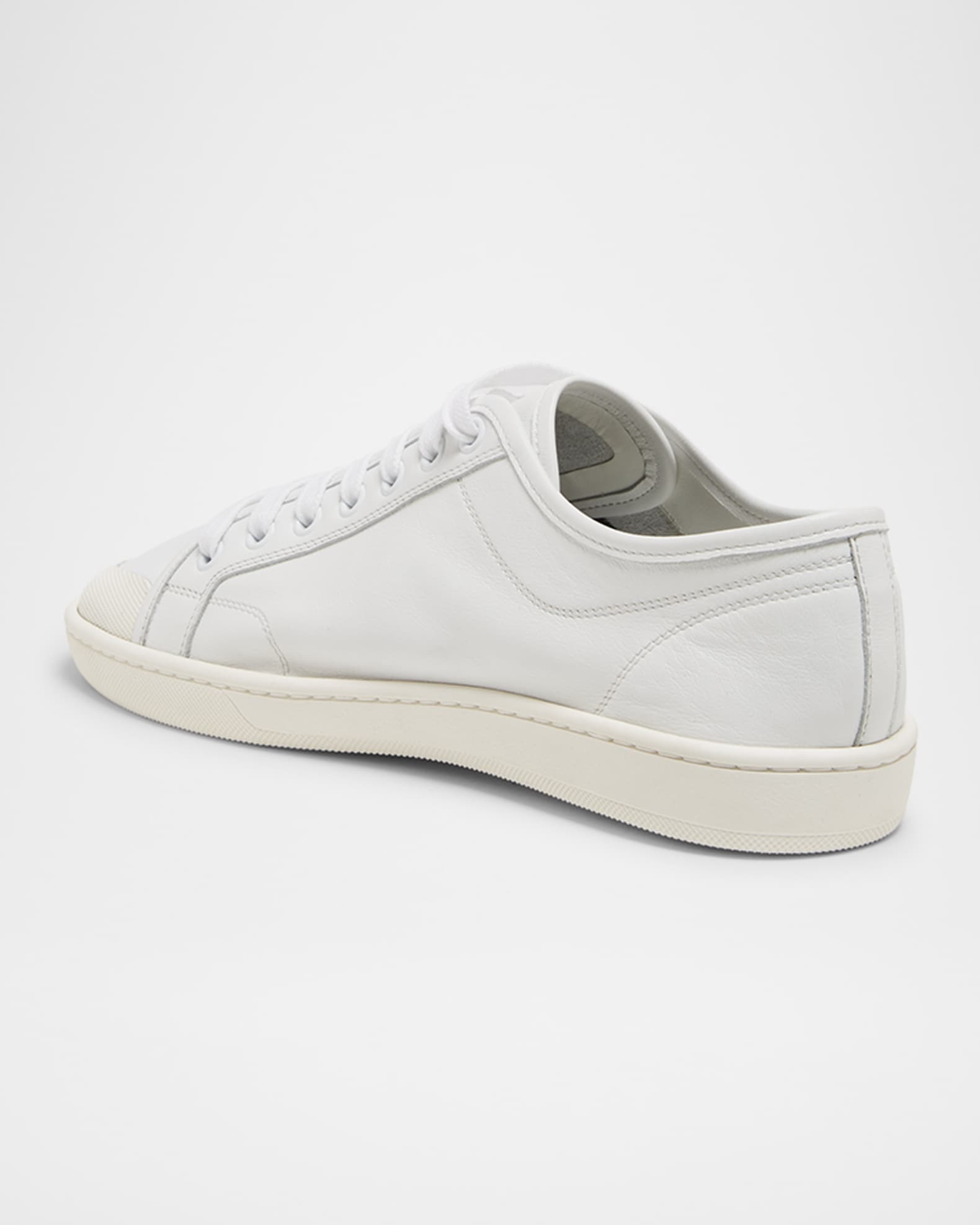 Saint Laurent Gym Leather Low-Top Sneakers | Neiman Marcus