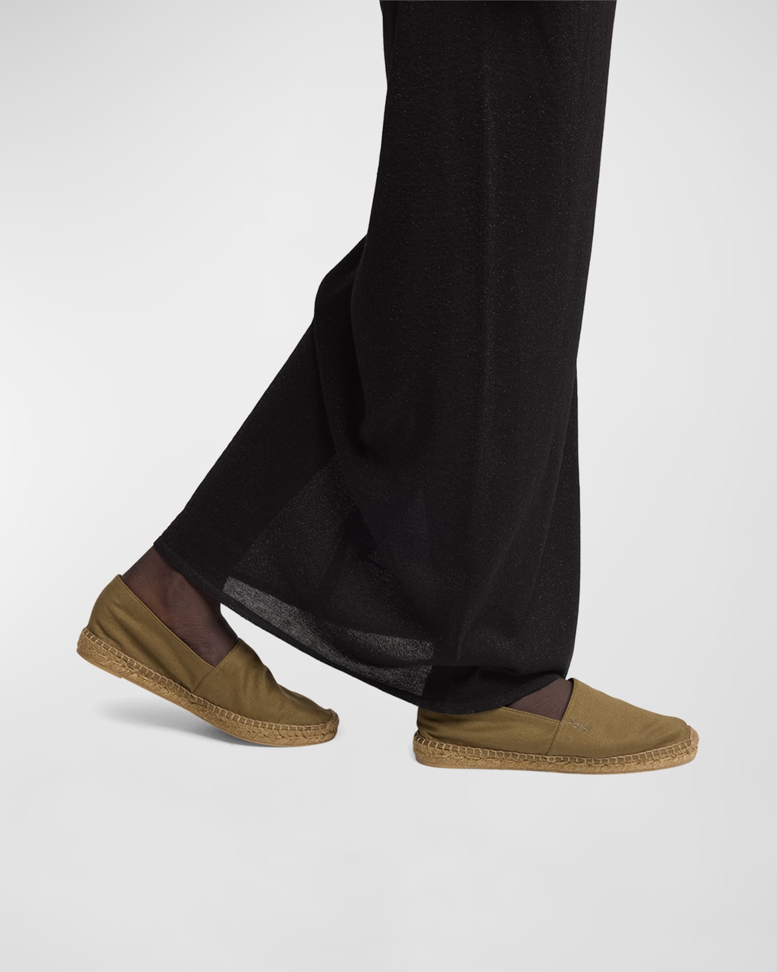 Cotton YSL Slip-On Espadrilles 1