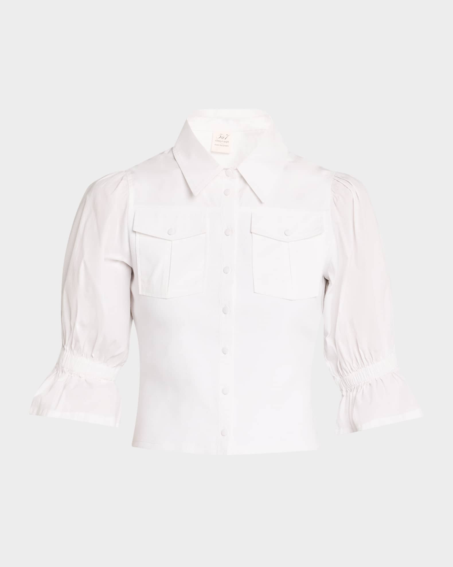 Lyric Puff-Sleeve Top 0