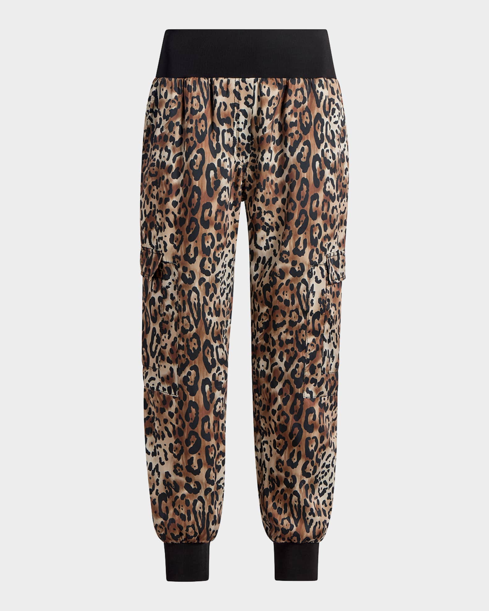 Giles Leopard-Print Pants 0