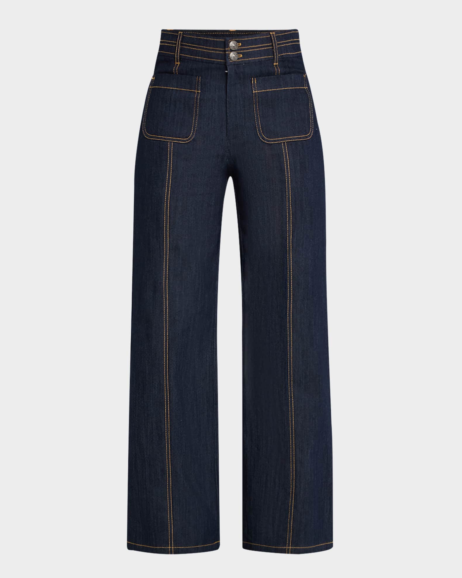 Dorothea Wide-Leg Jeans 0