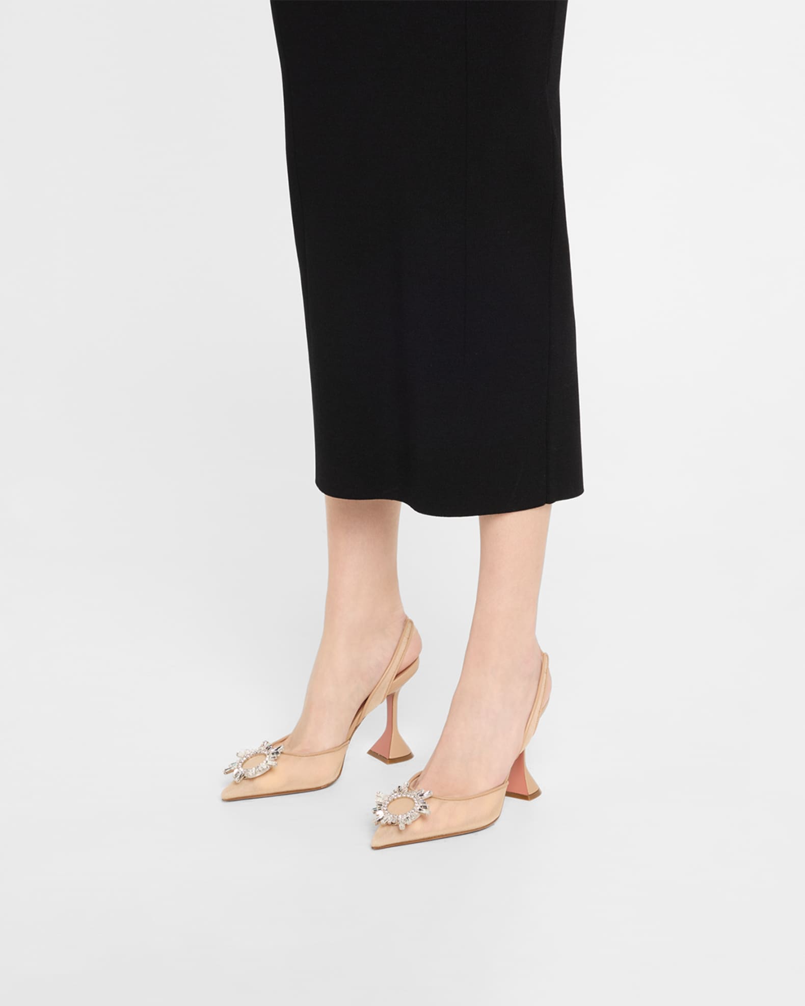 Begum Nylon Crystal Ornament Pumps 1