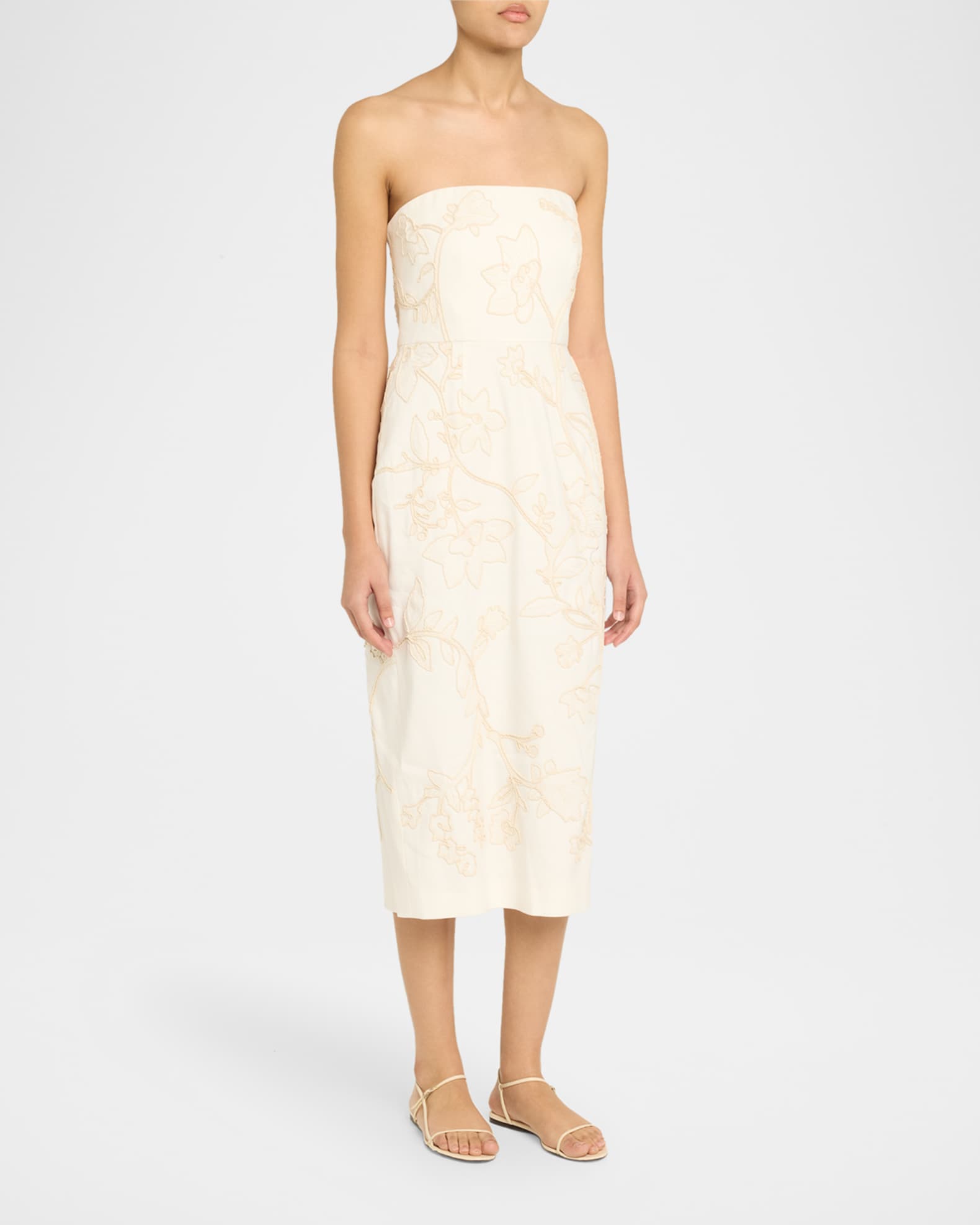 sachin and babi light blue dress Zara Short Embroidered Dress S (4-6) main image 0