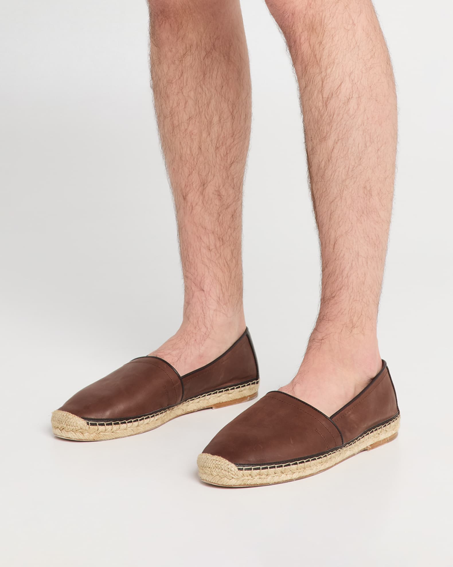 Men's Leather and Hemp Espadrilles 1