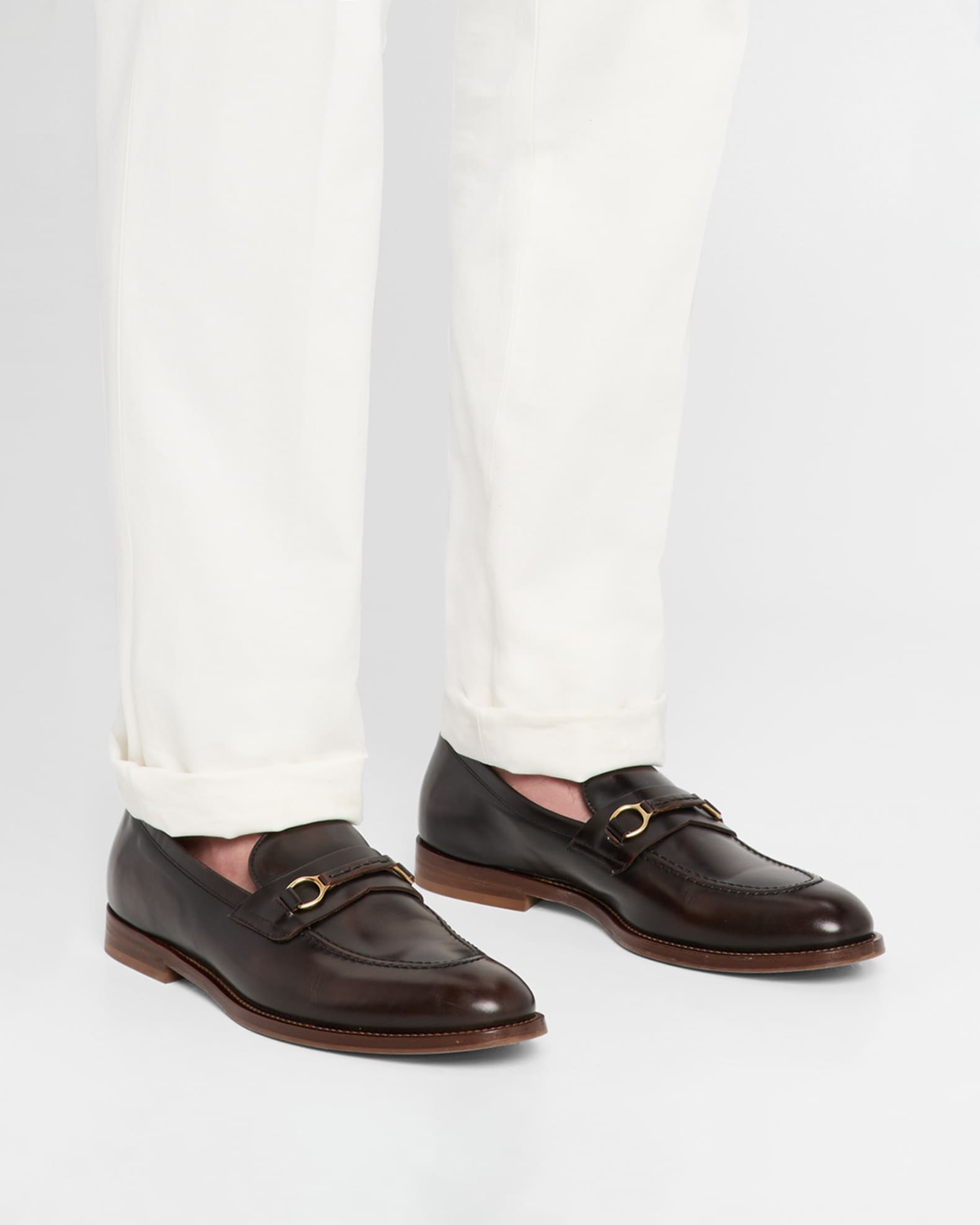 Men's Leather Bit Loafers 1