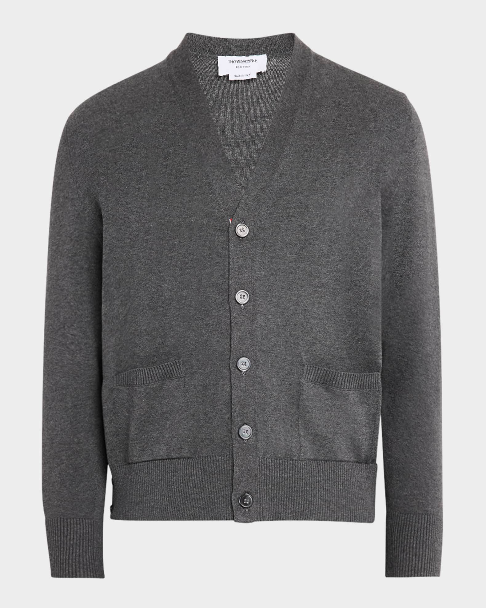 Men's 4-Bar Stripe V-Neck Cardigan 0