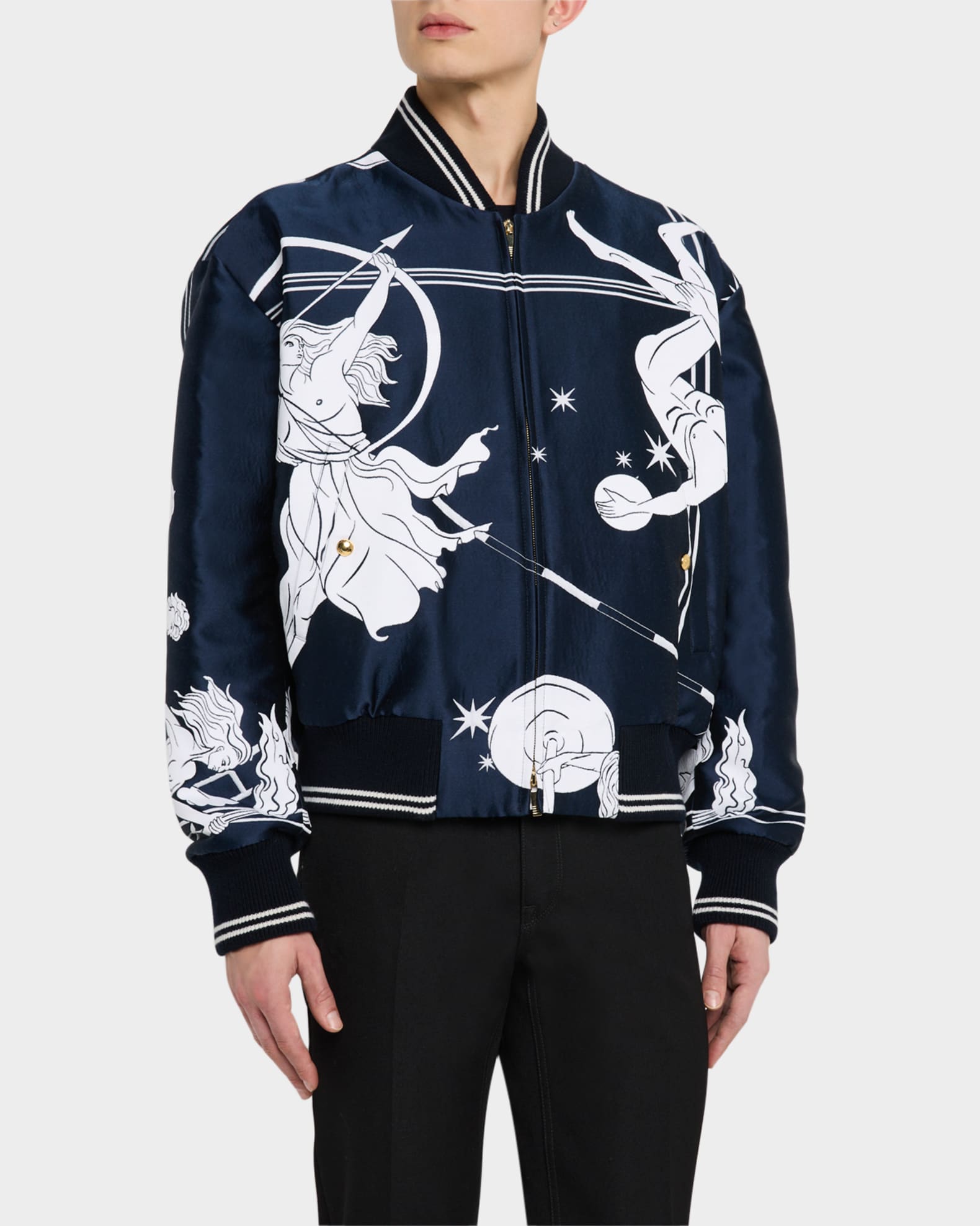 Thom Browne Men's Olympic Constellation Blouson Jacket