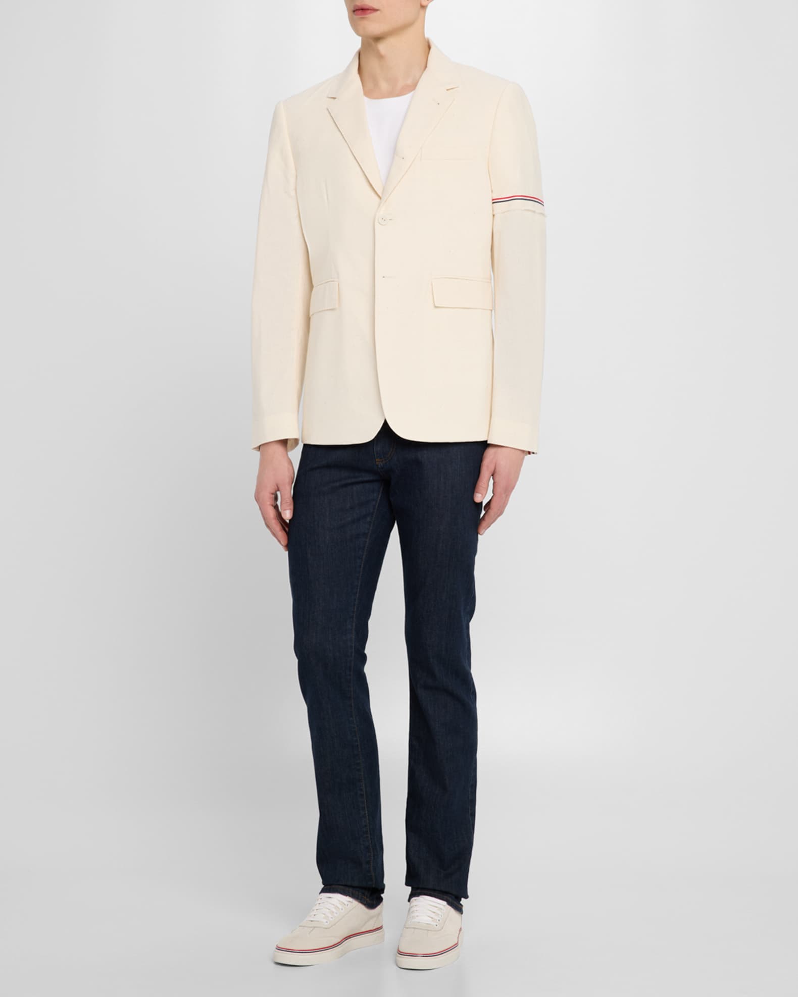 Men's Sport Coat with Selvedge Placement 1