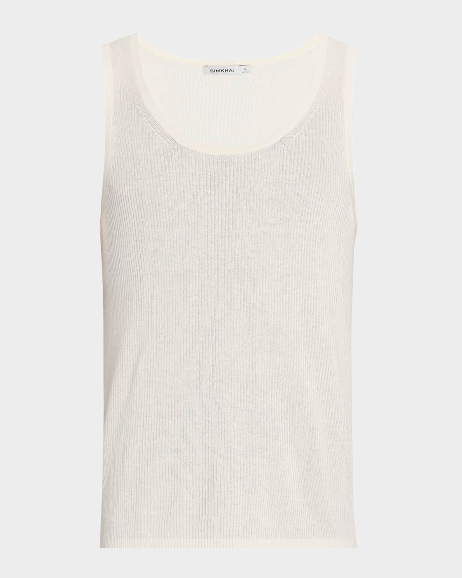 Men's Ribbed Tank Top 0