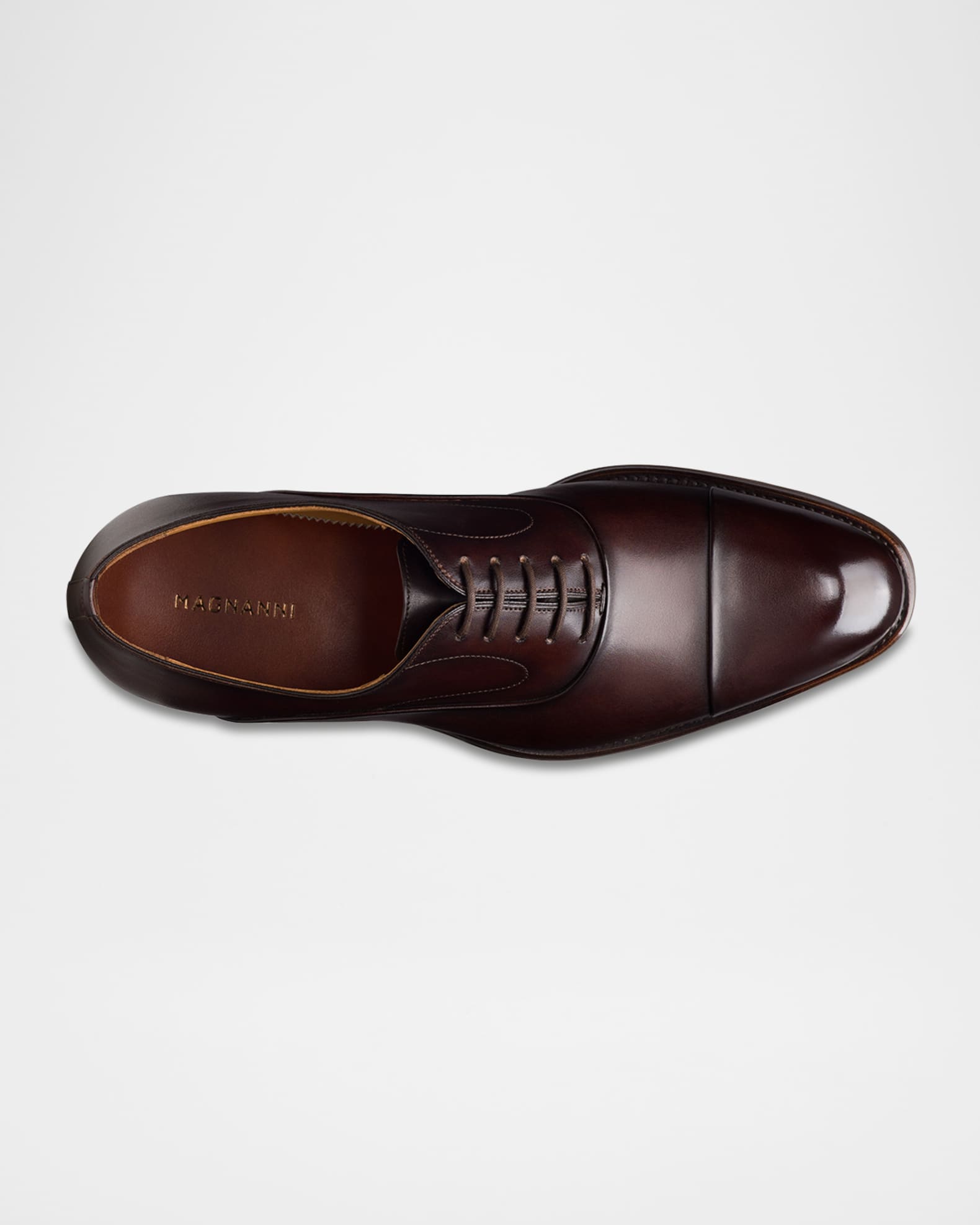 シューズ Mena Steve Madden Men's Ormani Perforated Leather Lace Up