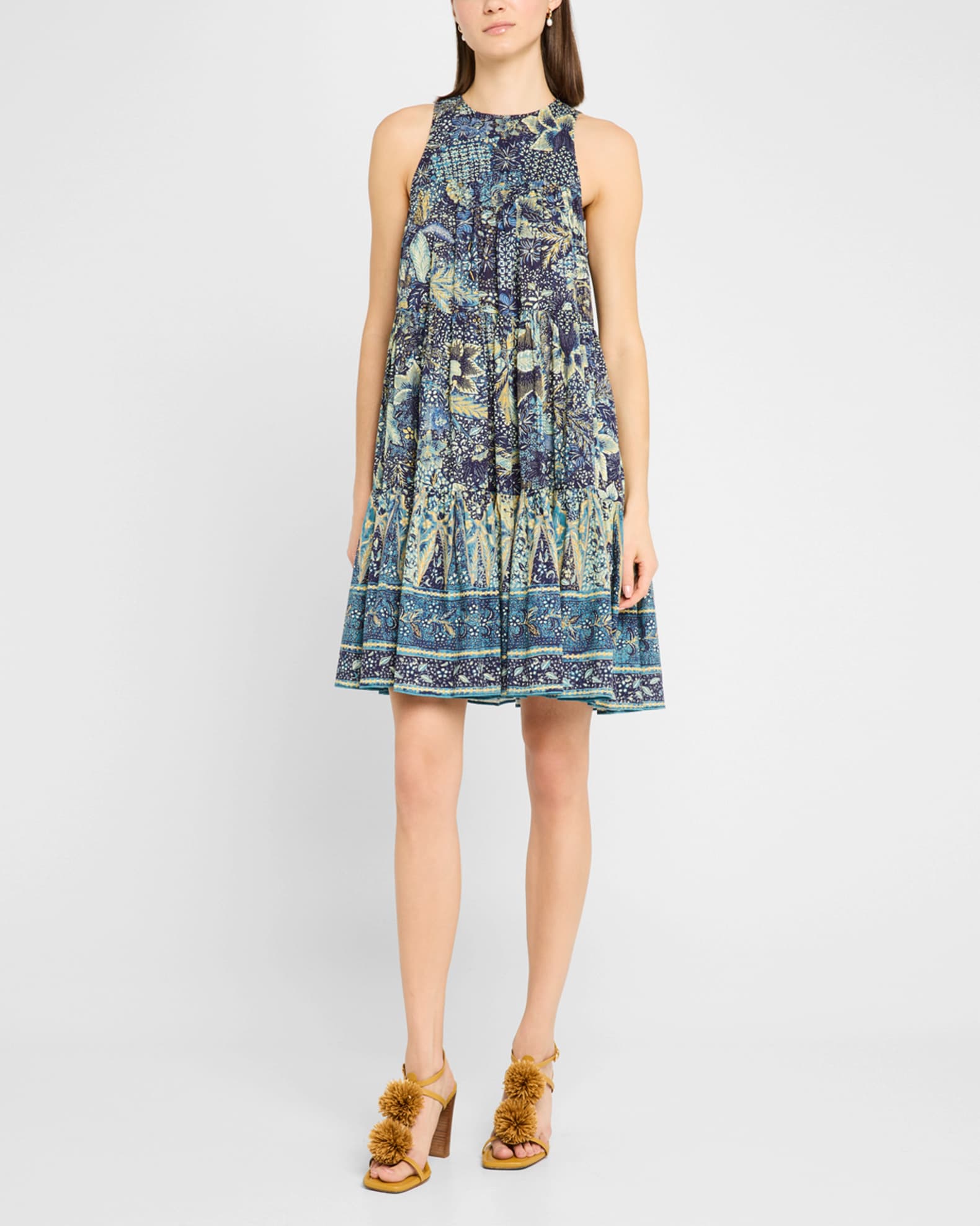 Mari Printed Swing Dress 1