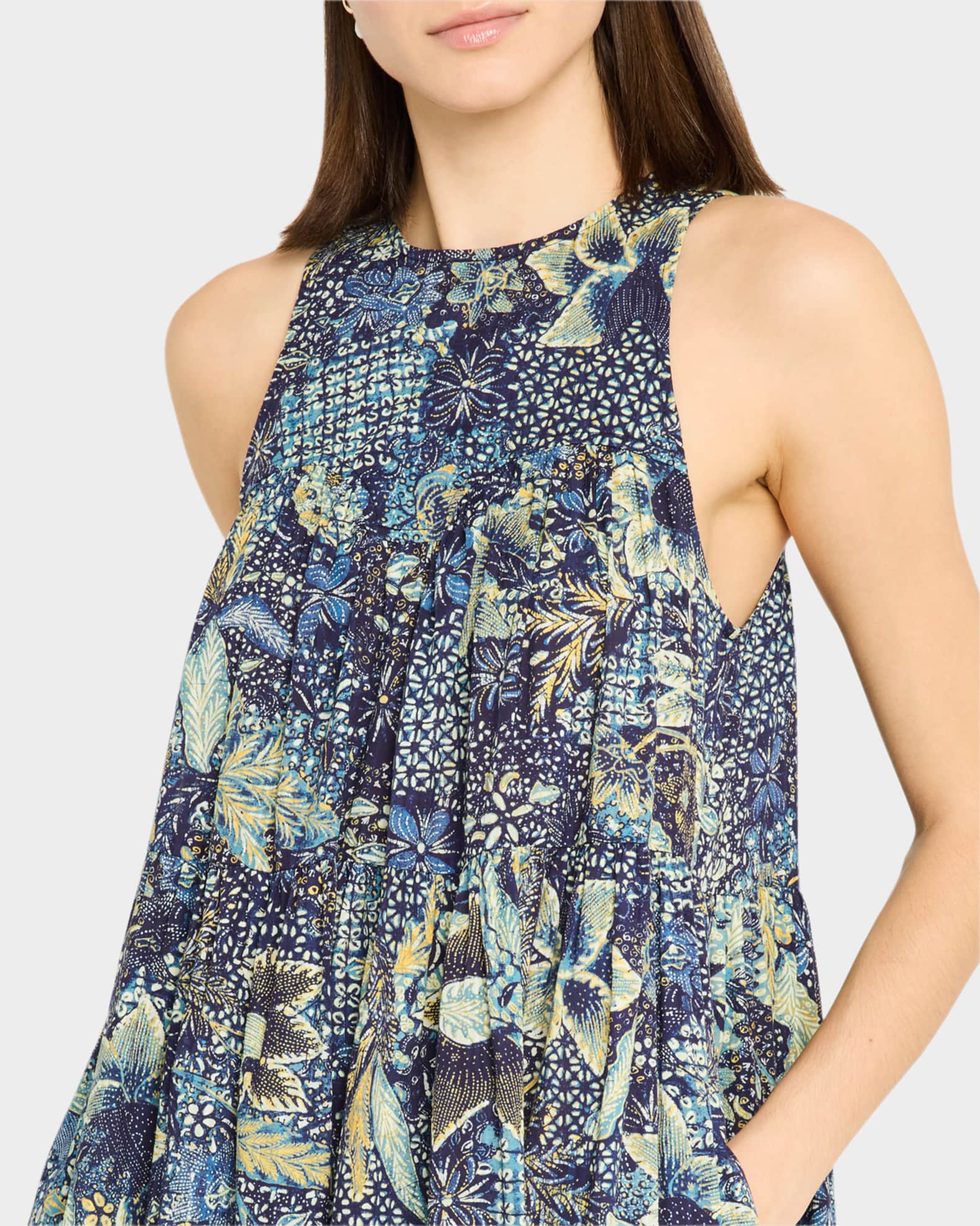 Mari Printed Swing Dress
