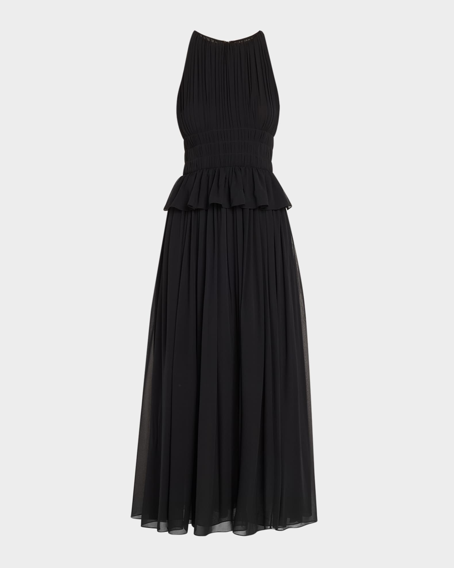 Adeline Silk Midi Dress 0