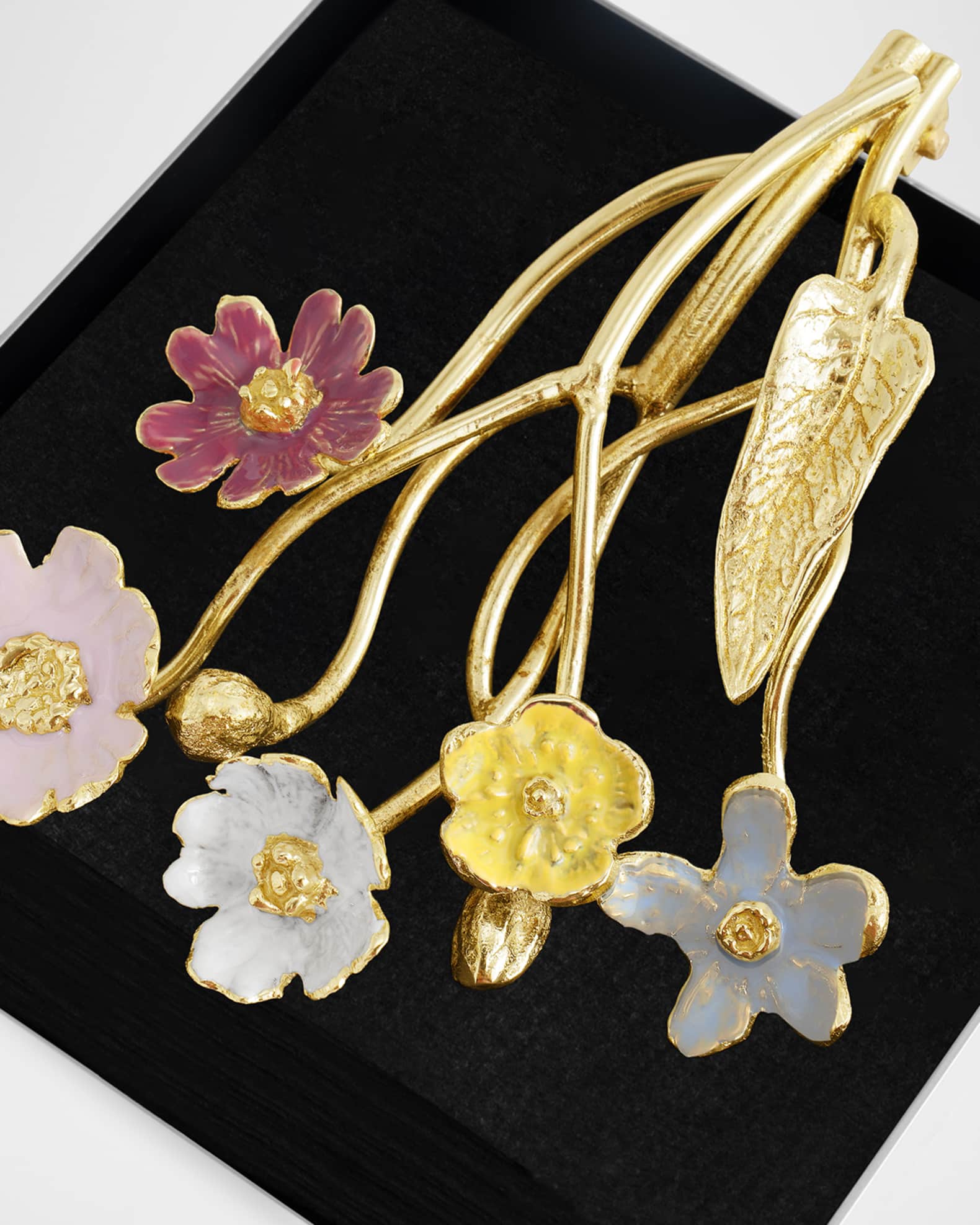 Michael Aram Wildflowers Cocktail Napkin Holder | Neiman Marcus