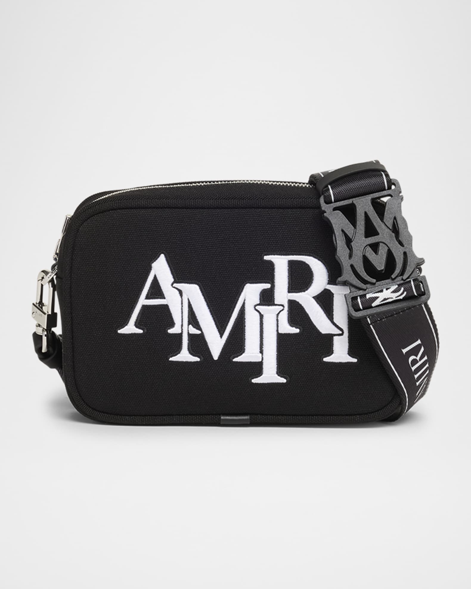 Amiri Men's Staggered Logo Crossbody Bag | Neiman Marcus