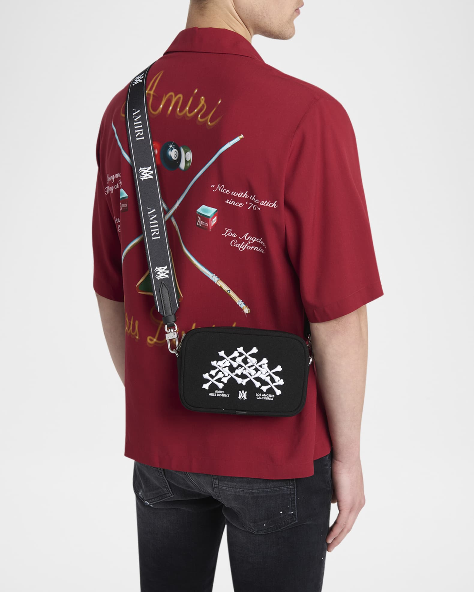 Men's Bones Stacked Crossbody Bag 1
