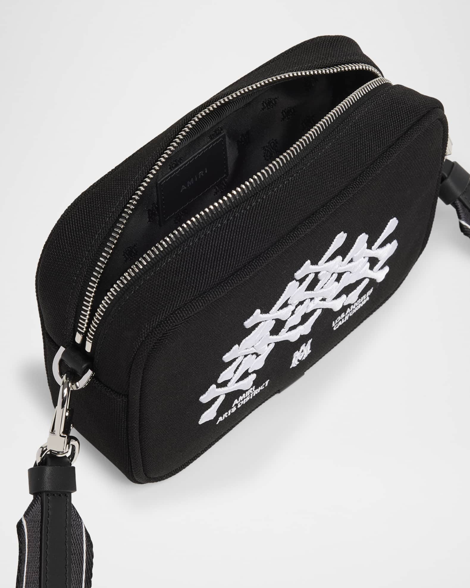 AMIRI アミリ＊ブラック Bones Stacked カメラバッグ AMIRI アミリ＊ブラック Bones Stacked カメラバッグ (AMIRI