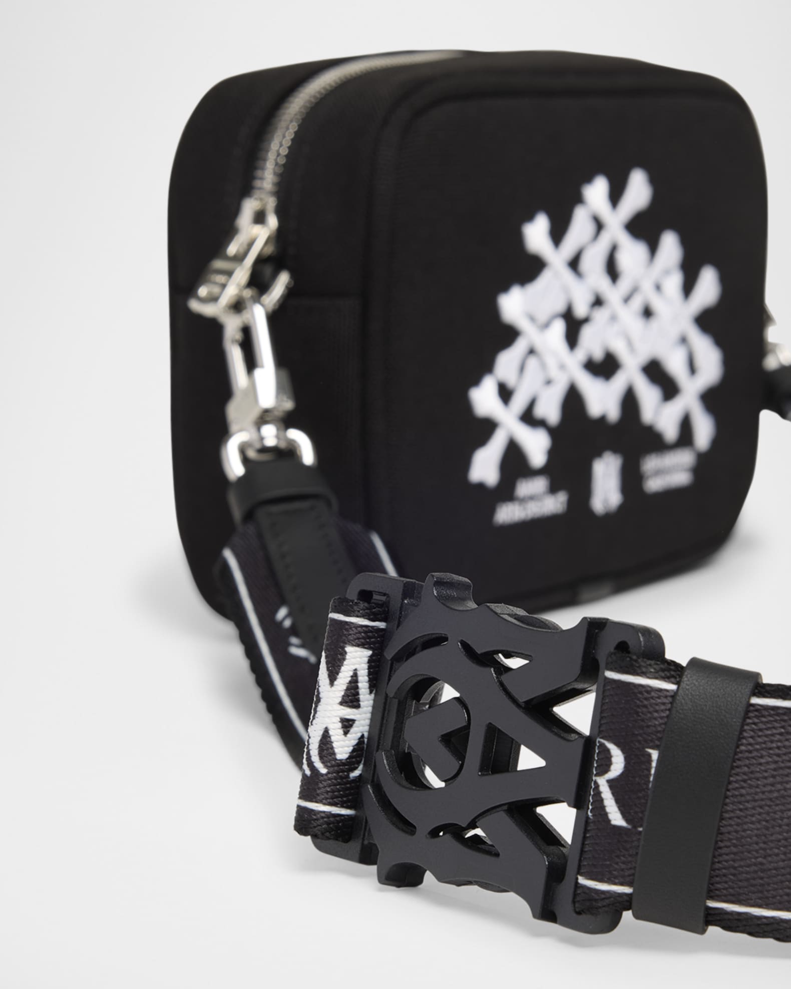 Amiri Men's Bones Stacked Crossbody Bag | Neiman Marcus