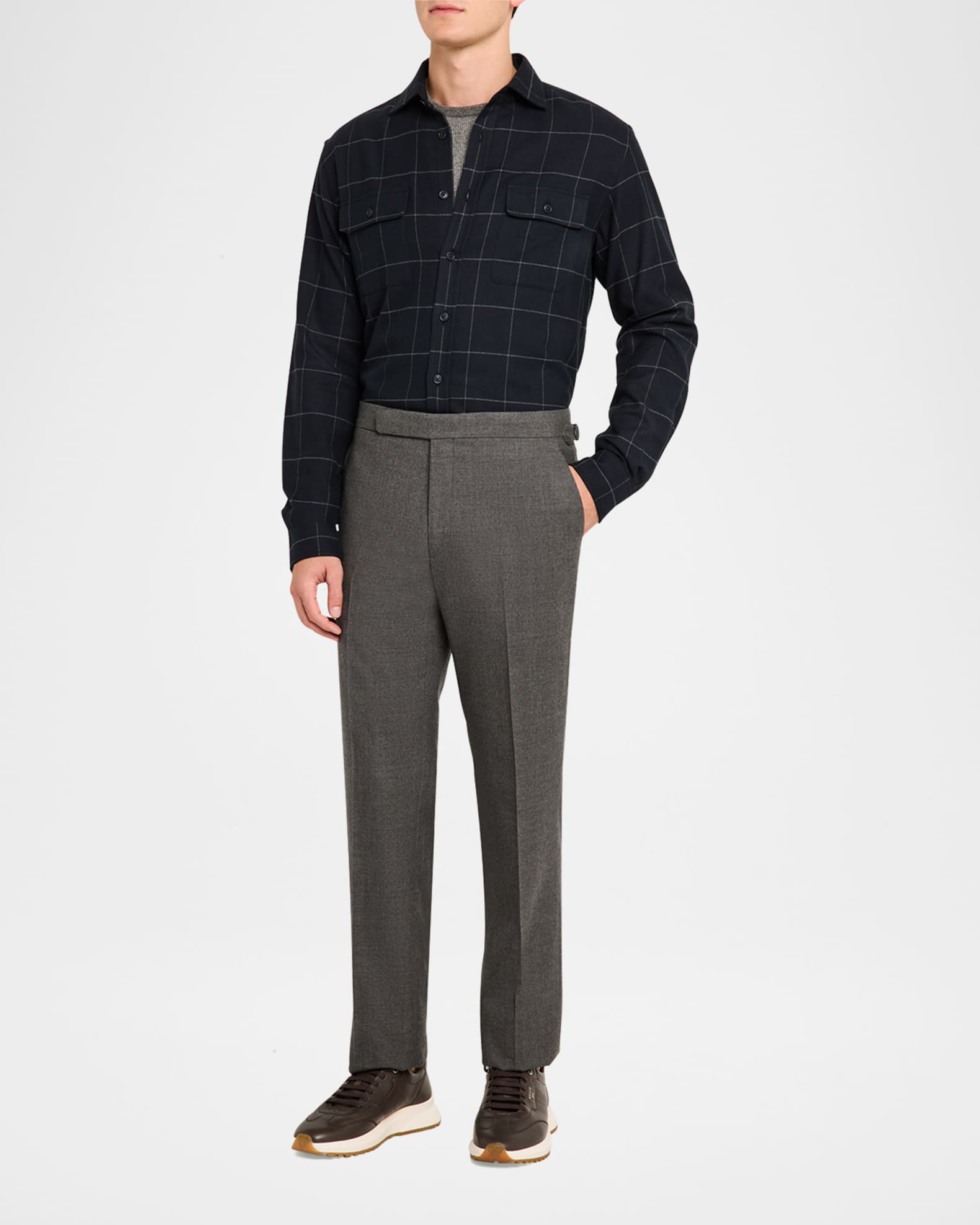 Men's Gregory Worsted Flannel Pants 1