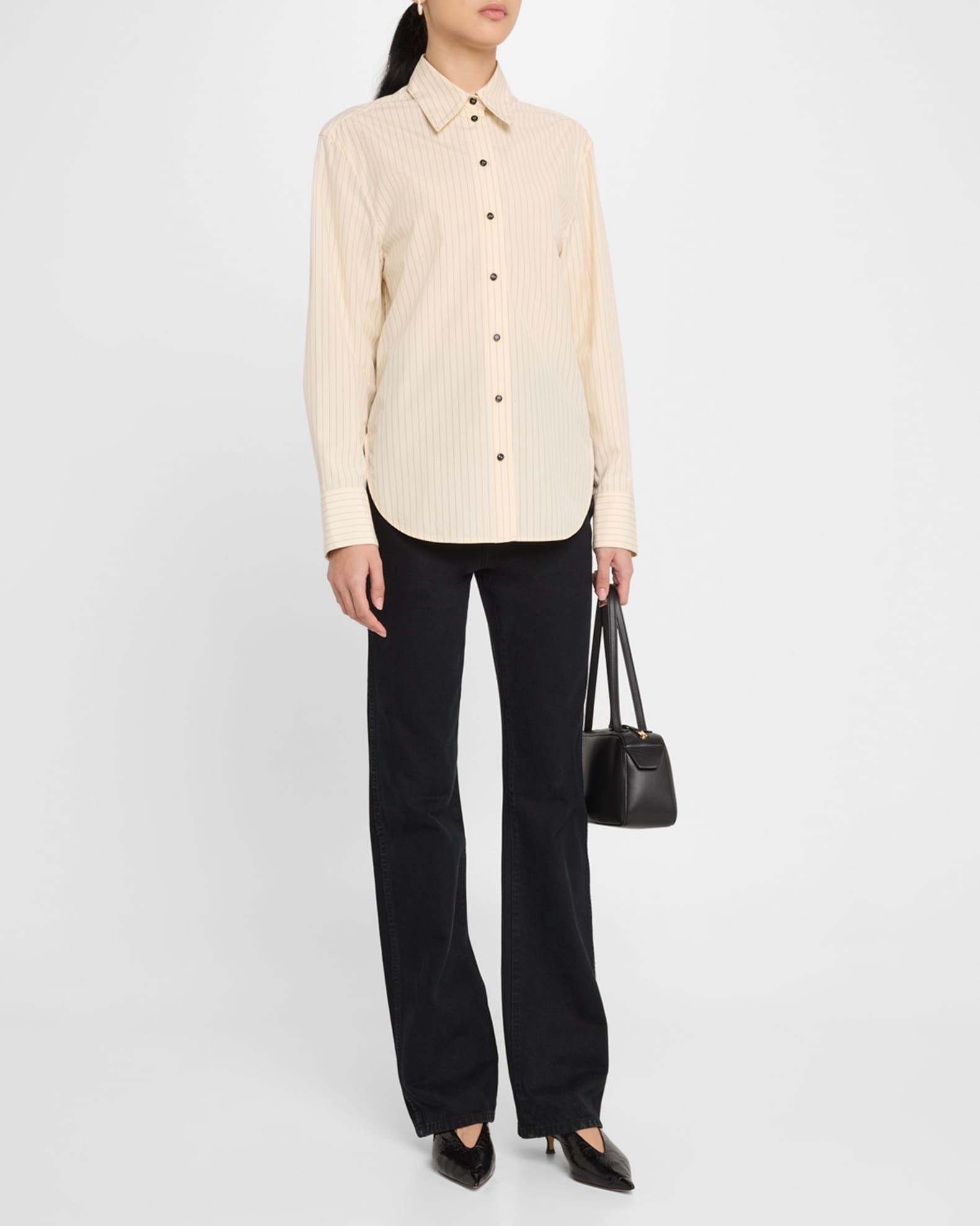 Alim Striped Button-Down Shirt 1