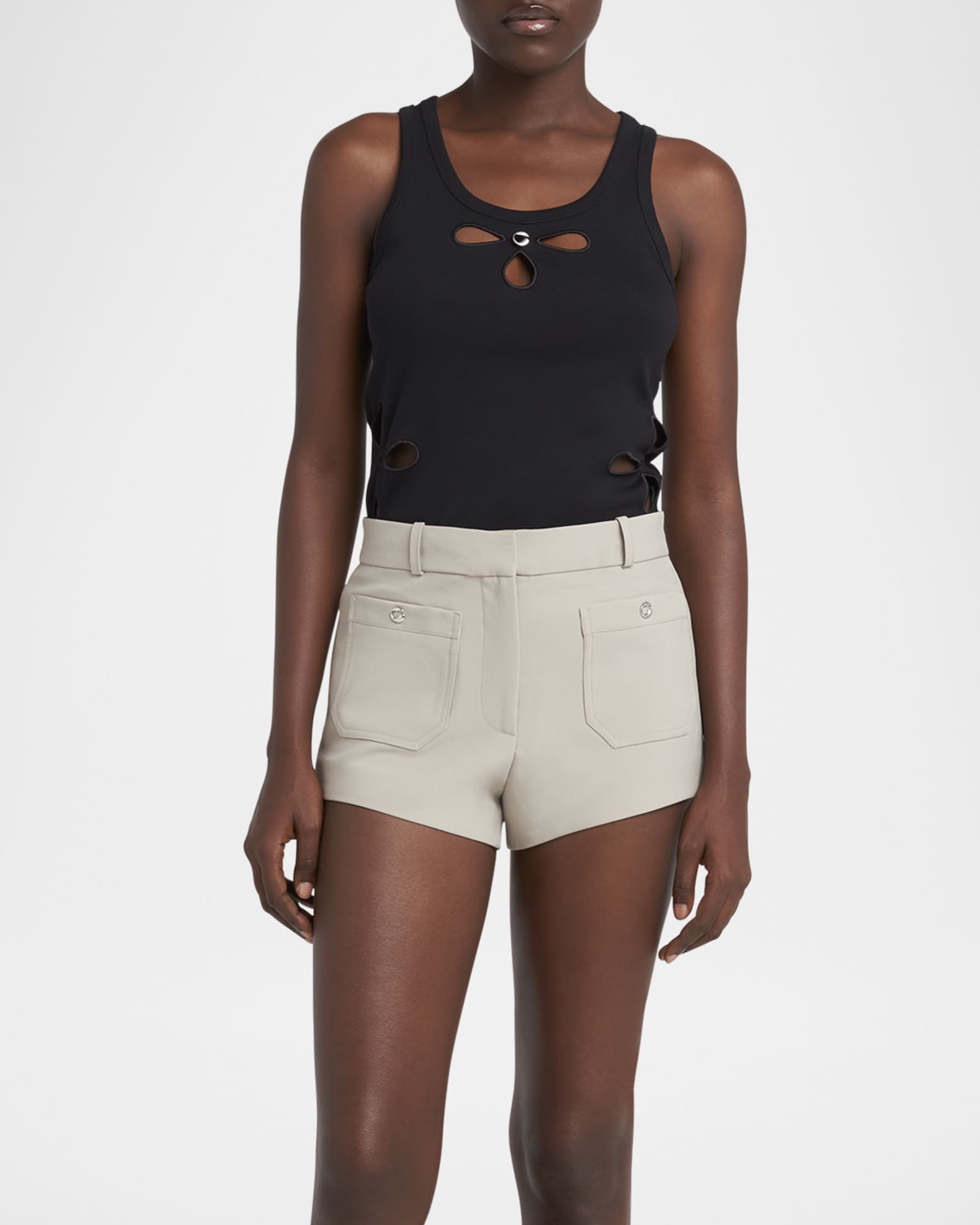 Petal Embroidered Tank Top 1