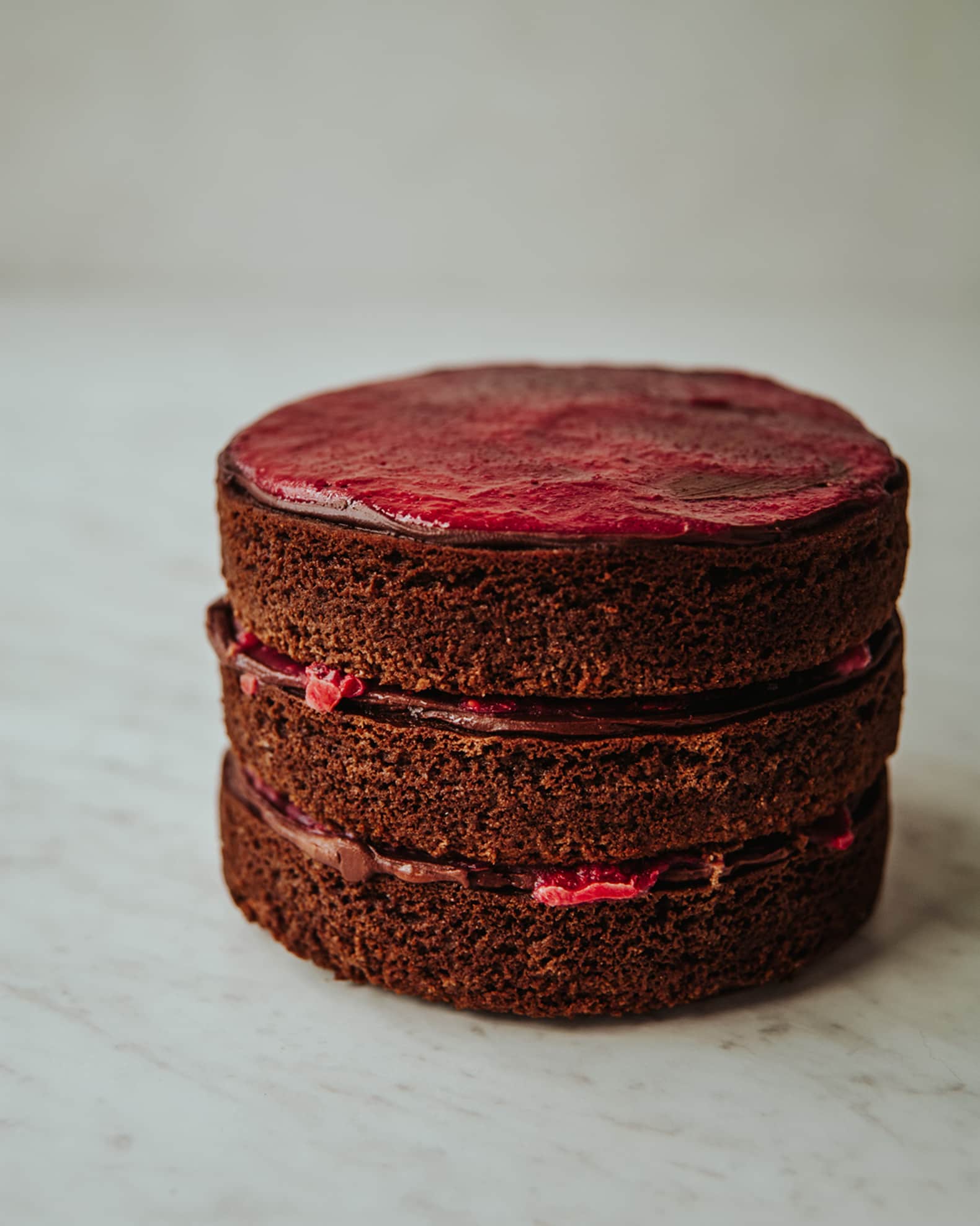Chocolate Raspberry Layer Cake, Serves 8 0