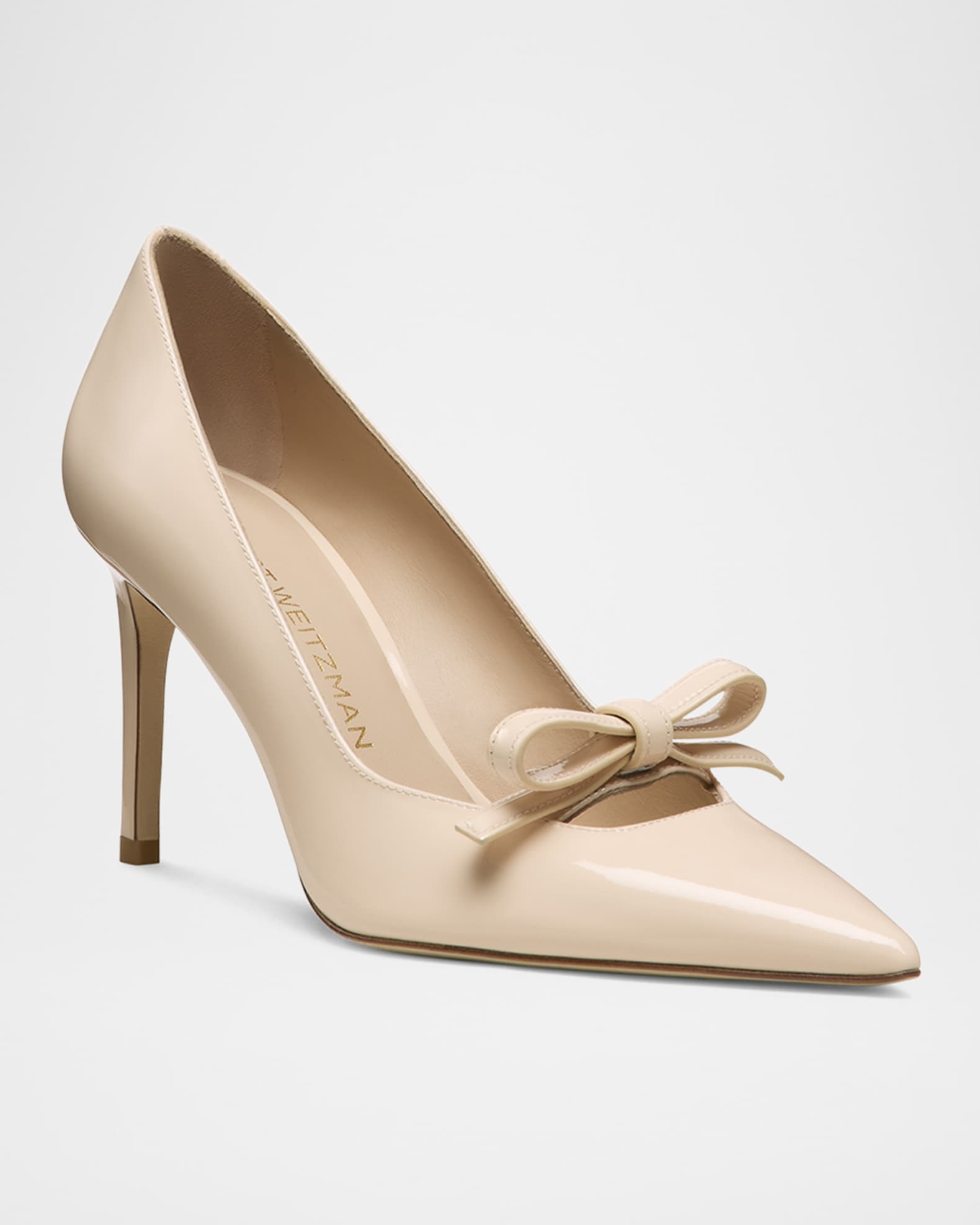 Stuart Felicity Patent Bow Pumps 1