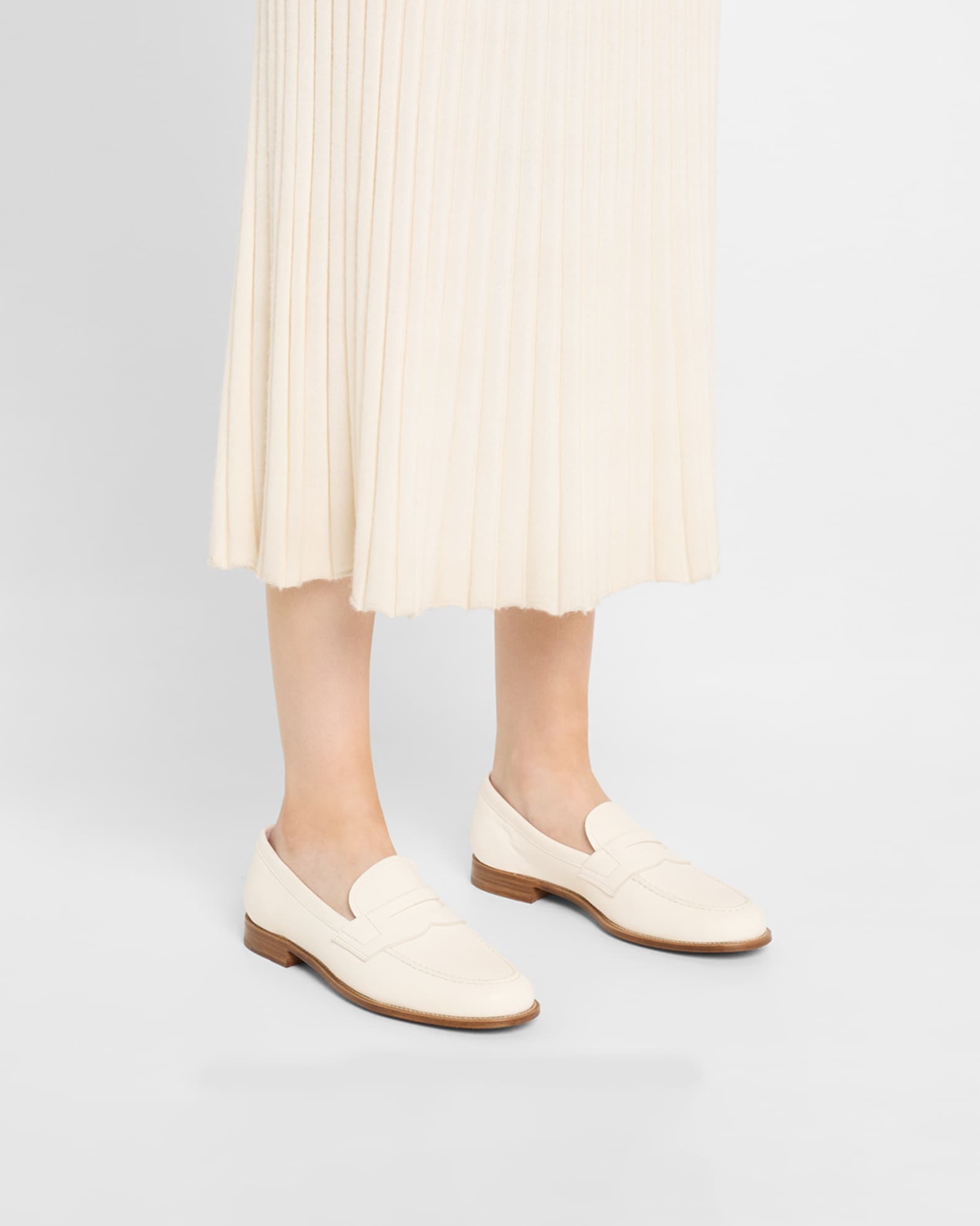 Heswall Leather Penny Loafers 1