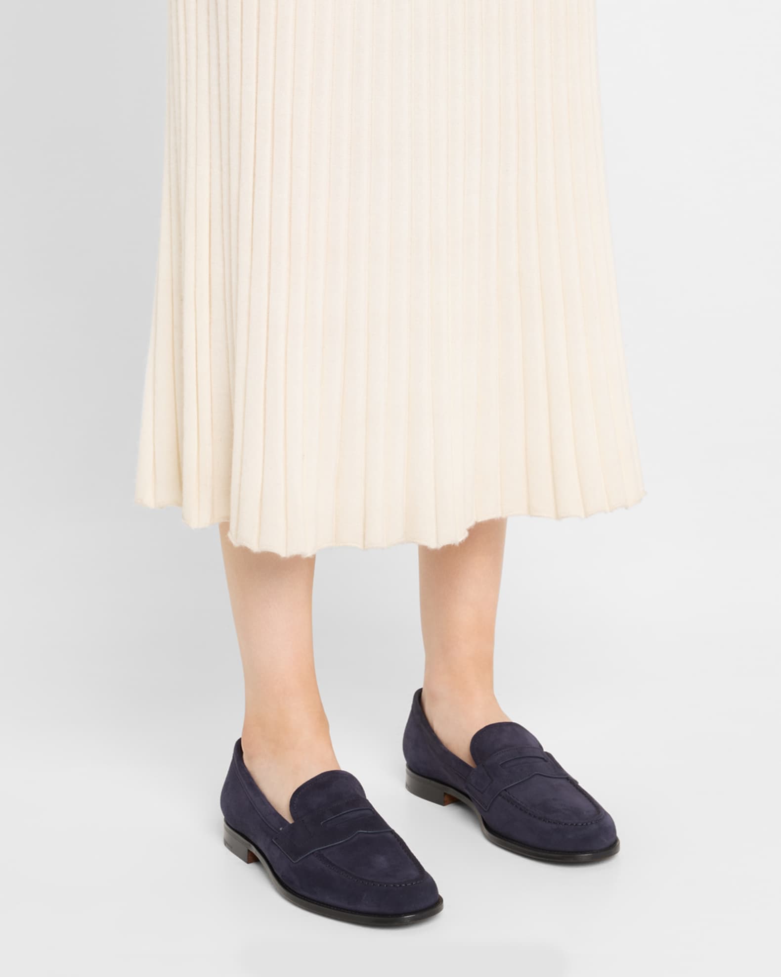 Church's◆Heswall Loafers In Nappaローファー Church's Heswall Suede Penny Loafers | Neiman Marcus