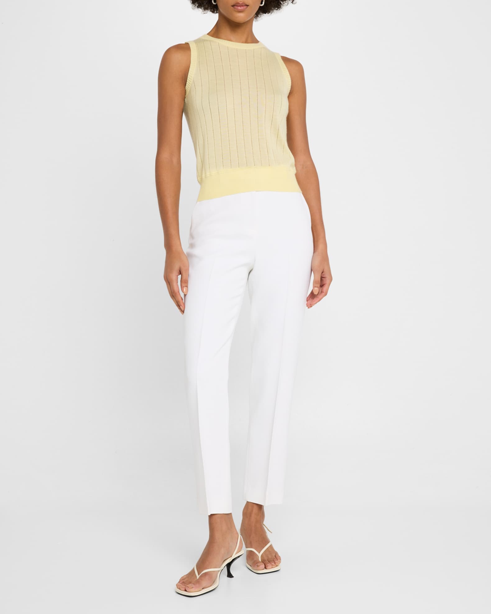 Pointelle Silk Shell 1