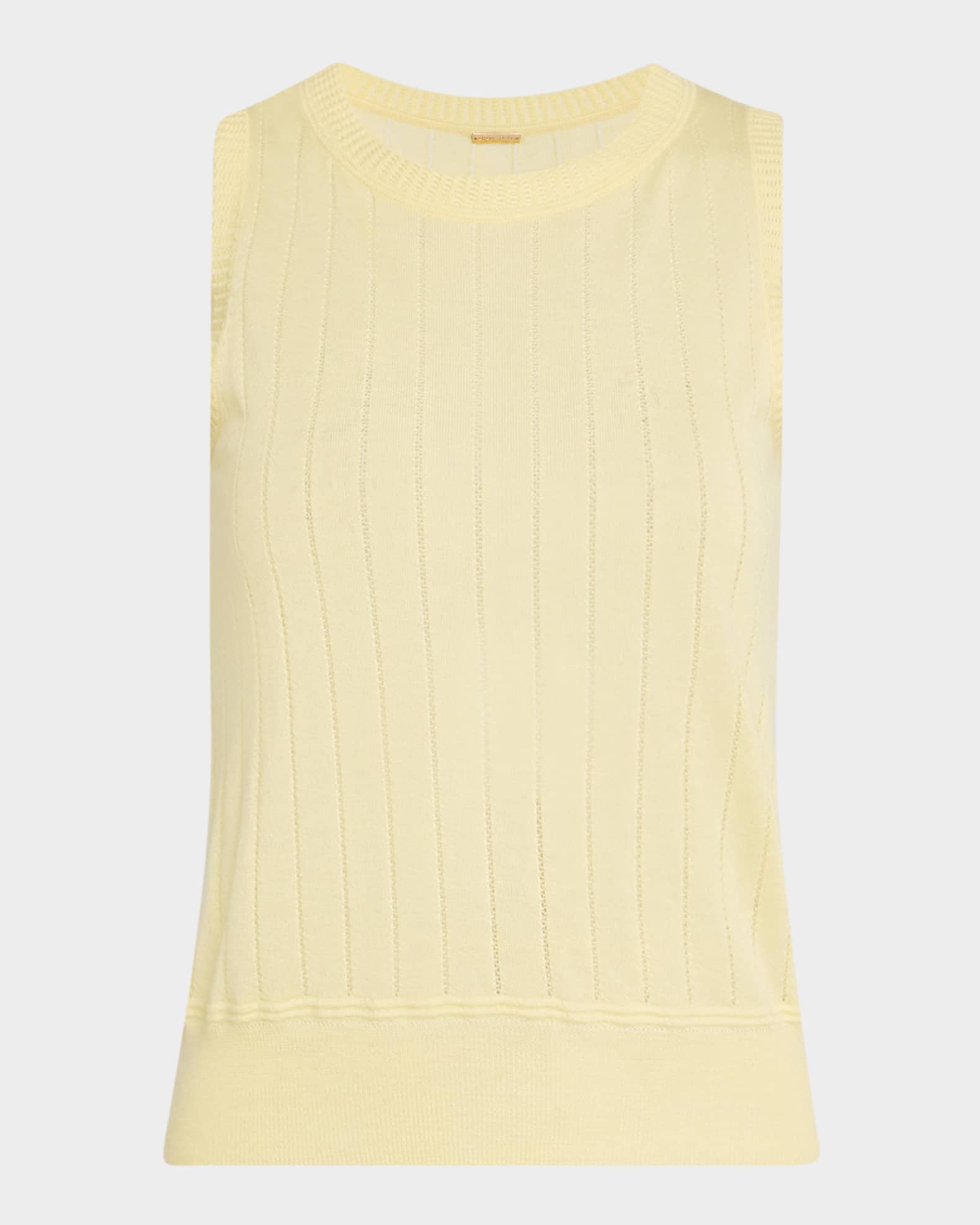 Pointelle Silk Shell 0