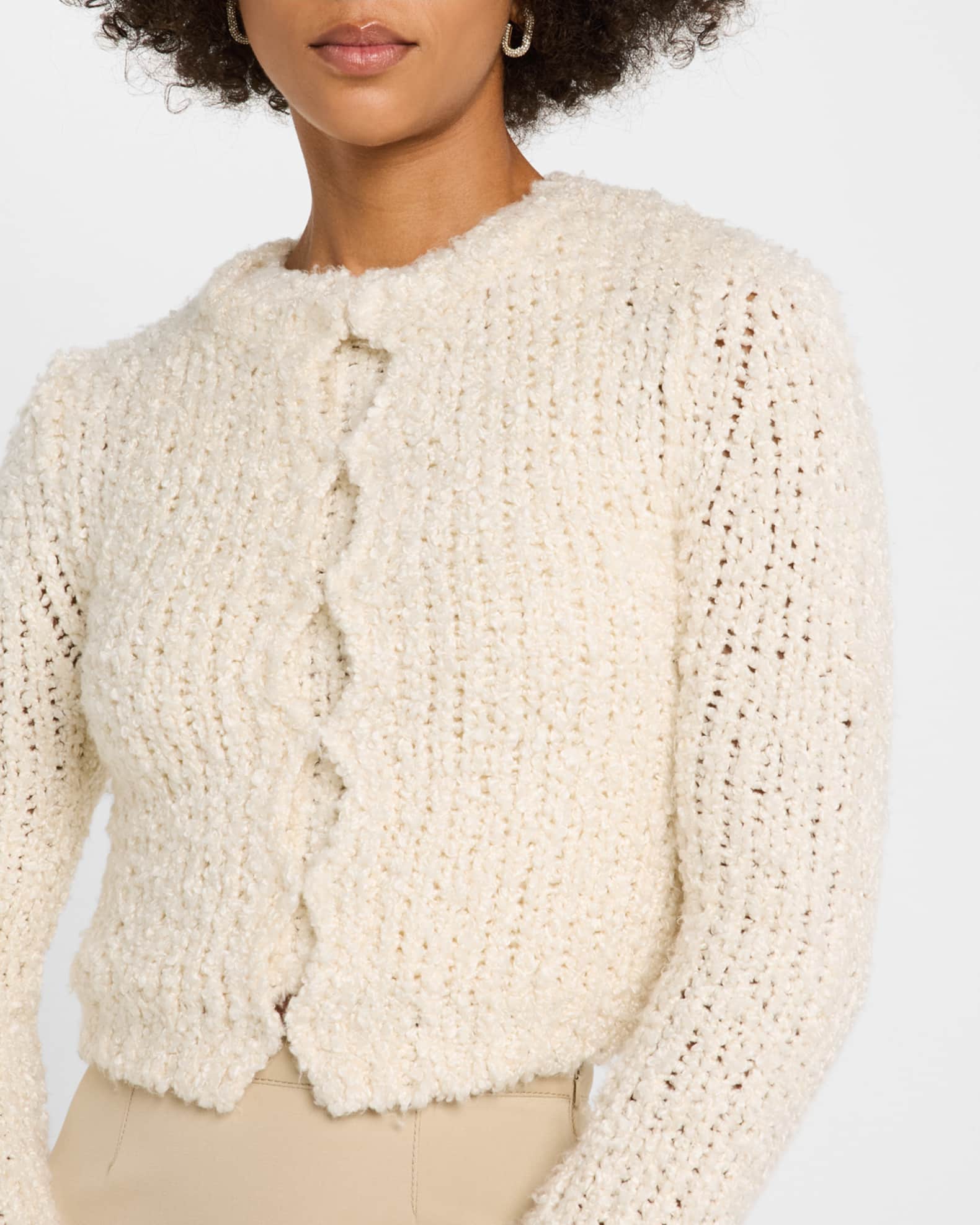 Adam Lippes Alice Mulberry Silk Cardigan | Neiman Marcus