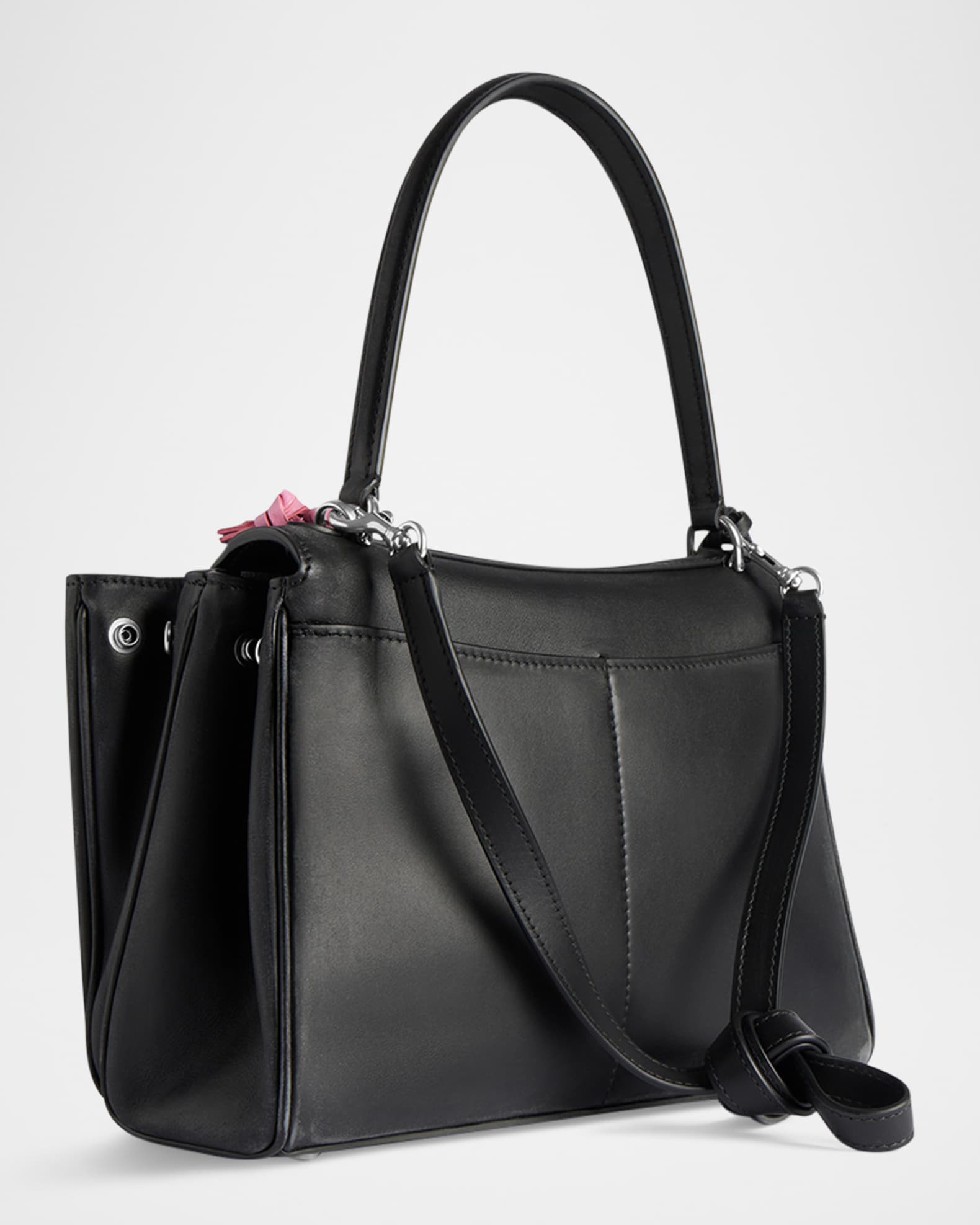 Balenciaga Rodeo Small Fold-Over Leather Shoulder Bag with