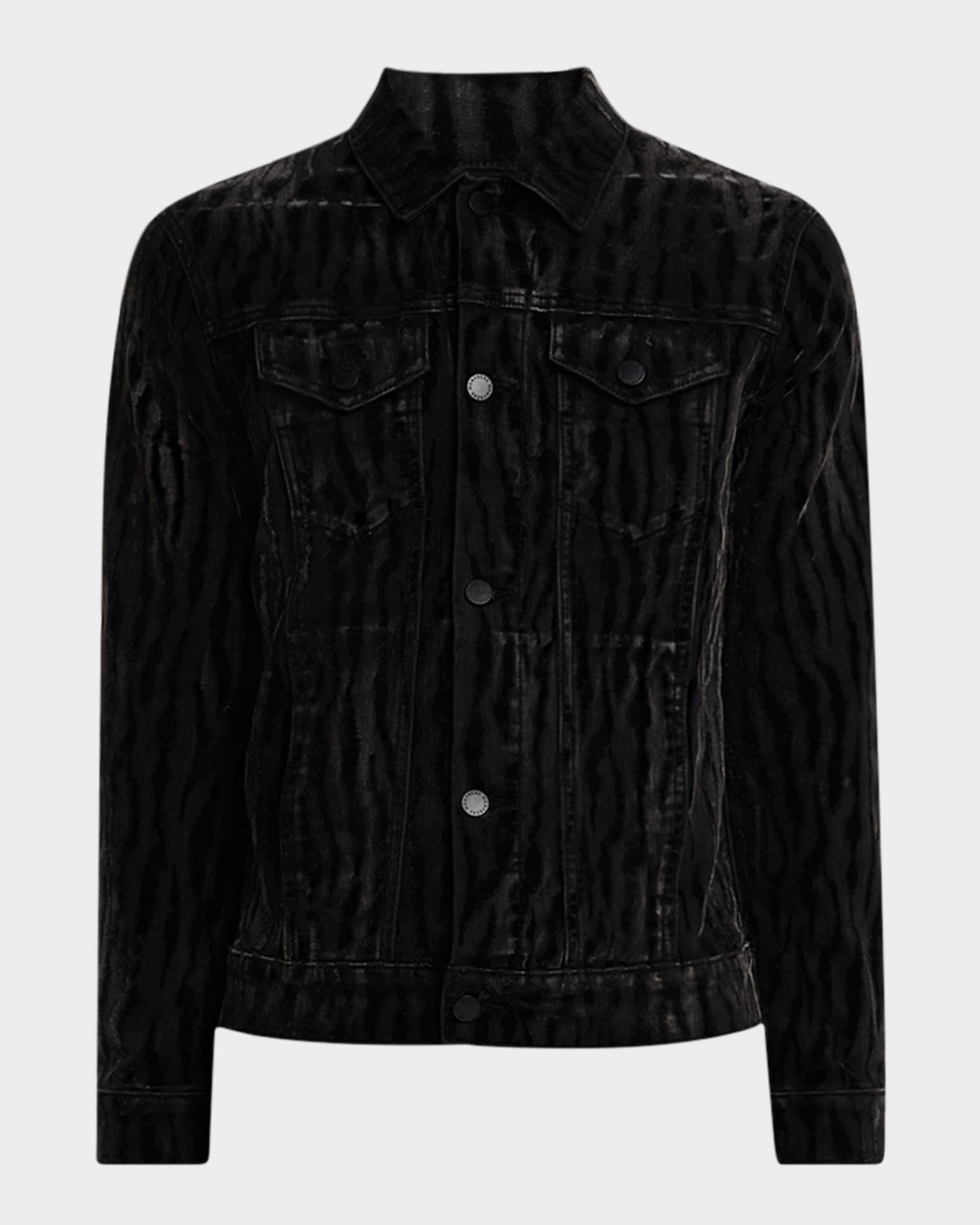 Men's Tiger Denim Trucker Jacket