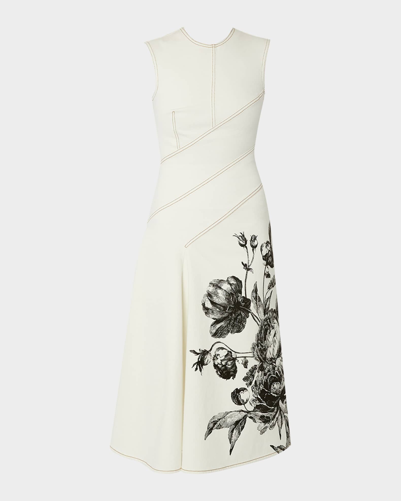 Floral Print Midi Dress