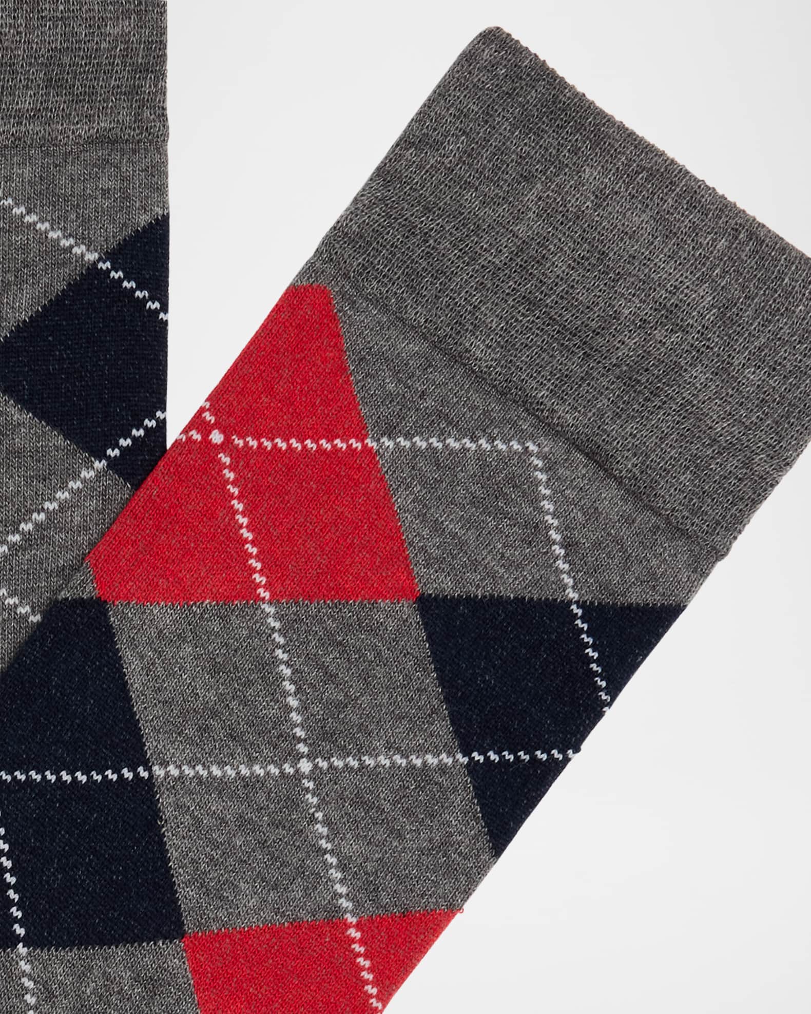 Men's Argyle Crew Socks 1