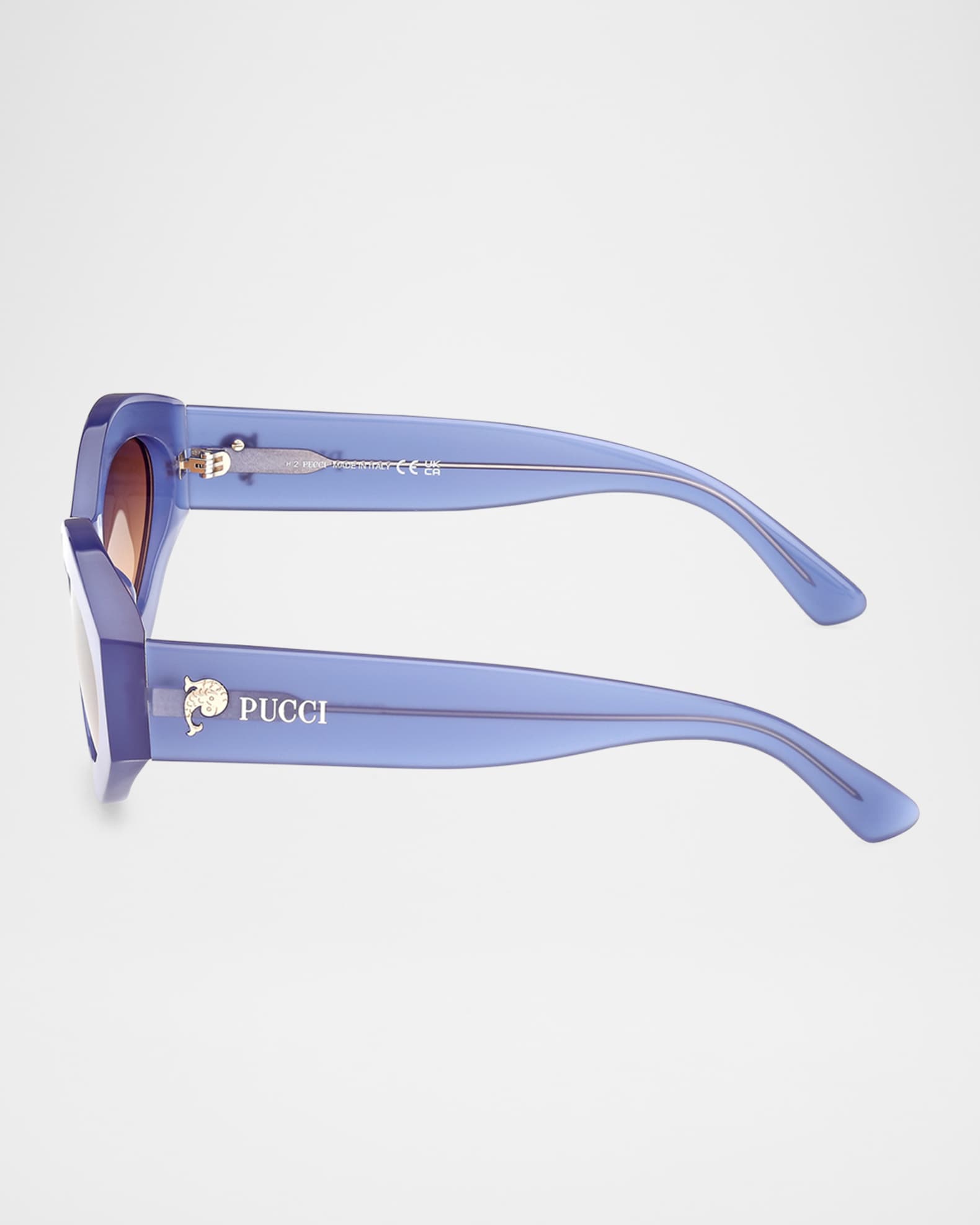 Cat-Eye Acetate Frame Sunglasses