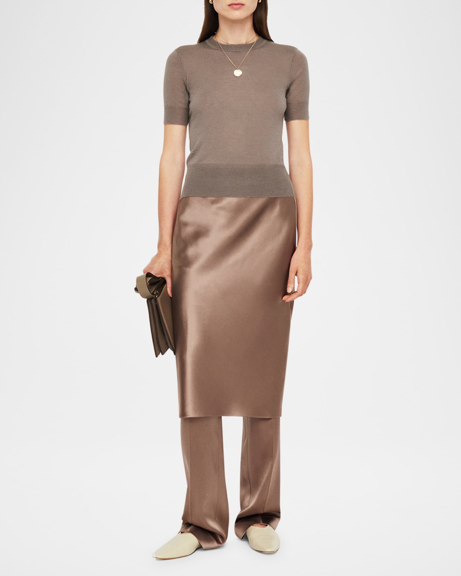 Cashair Semi-Sheer Cashmere Top 1