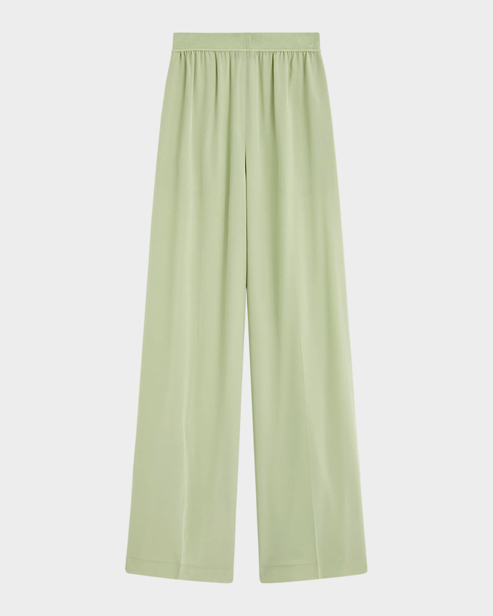 Joseph Hulin Wide-Leg Silk Crepe De Soie Trousers | Neiman