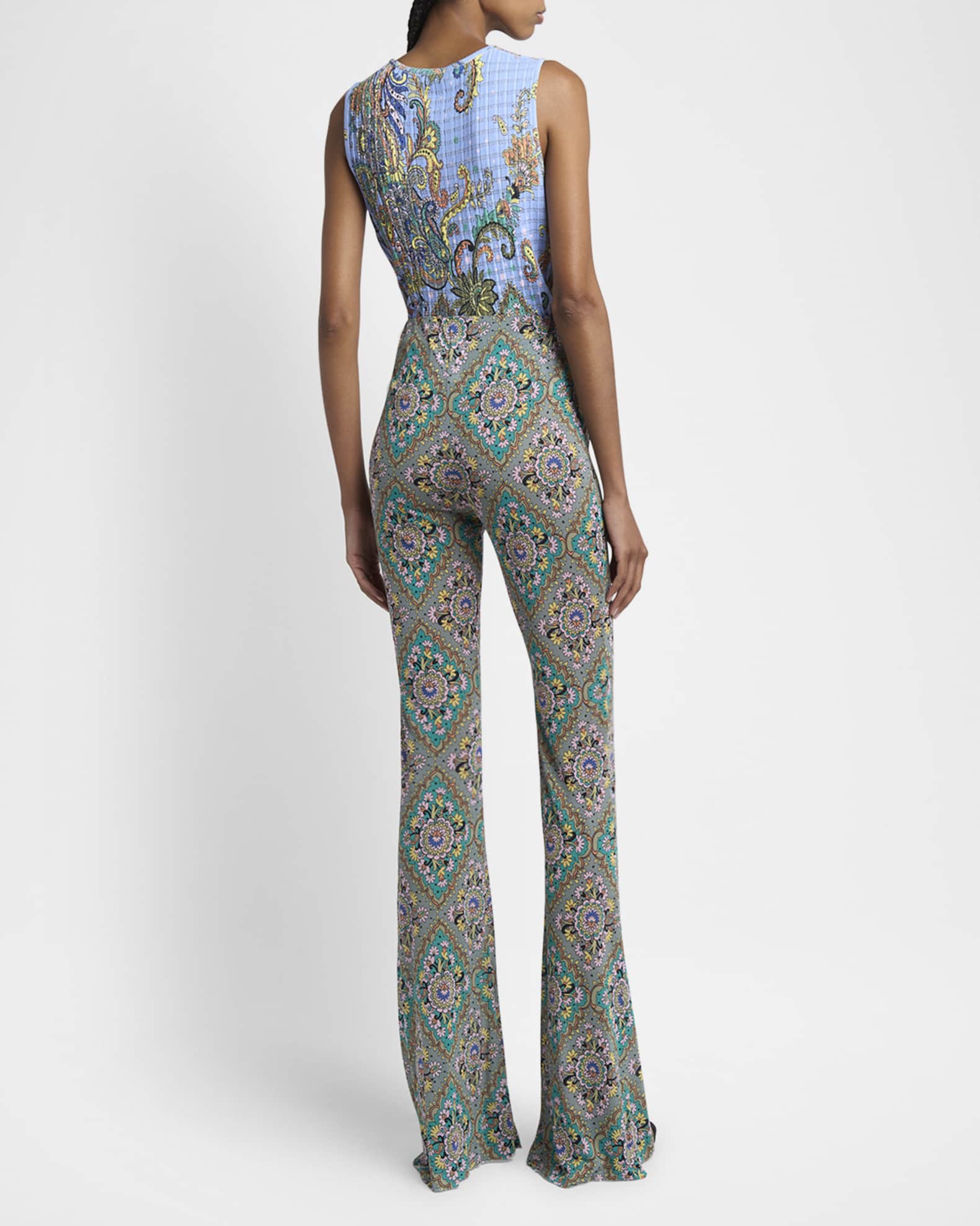 JERSEY FLARE PANT MOSAIC MUSE