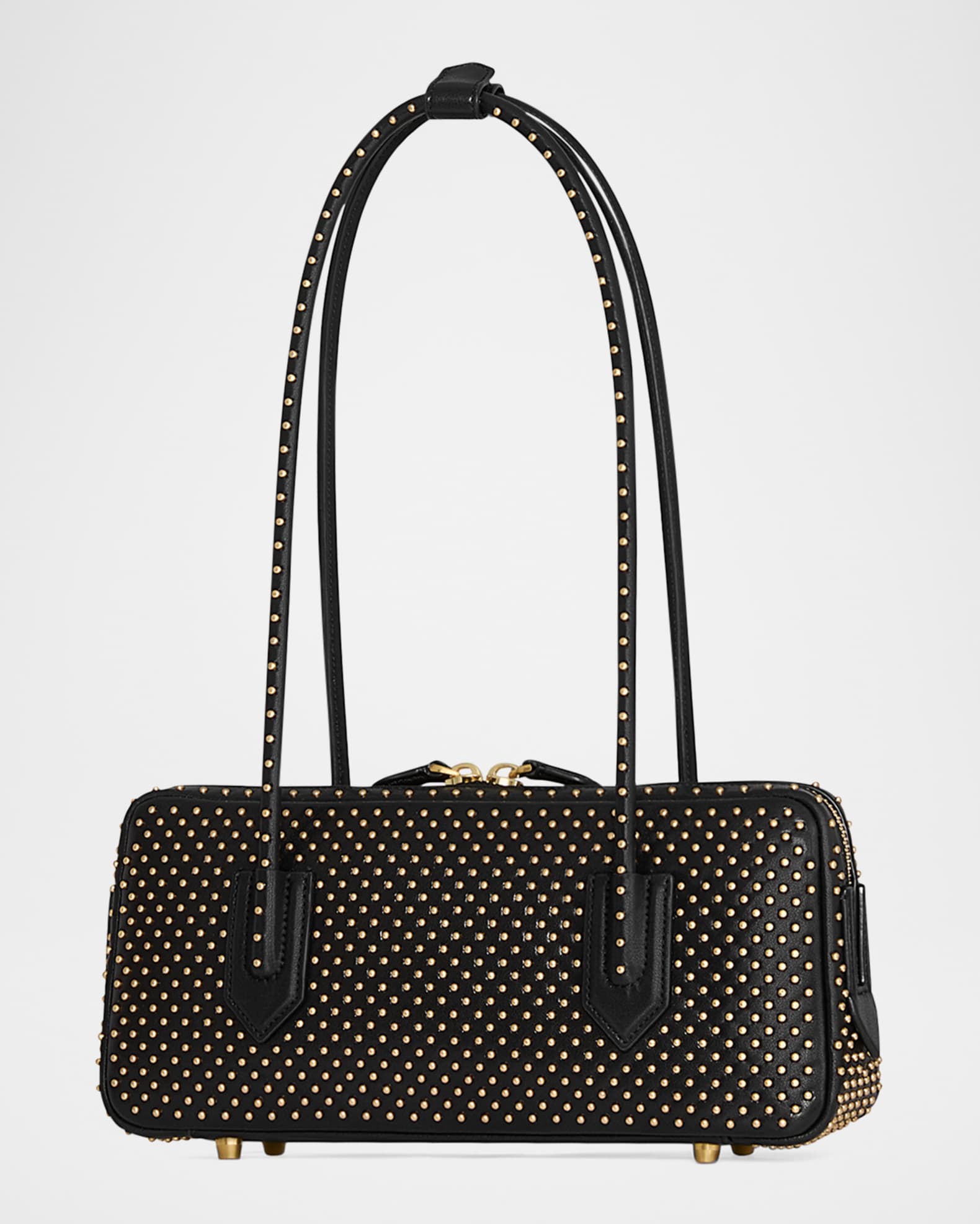 The Brief Studded Leather Shoulder Bag 1