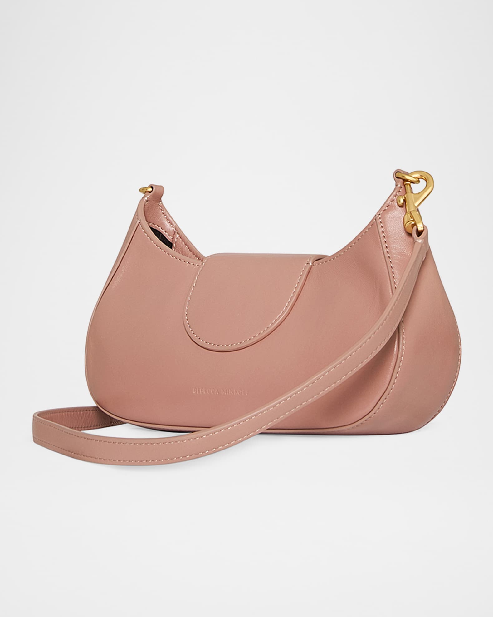 Snake Ring Leather Shoulder Bag 1