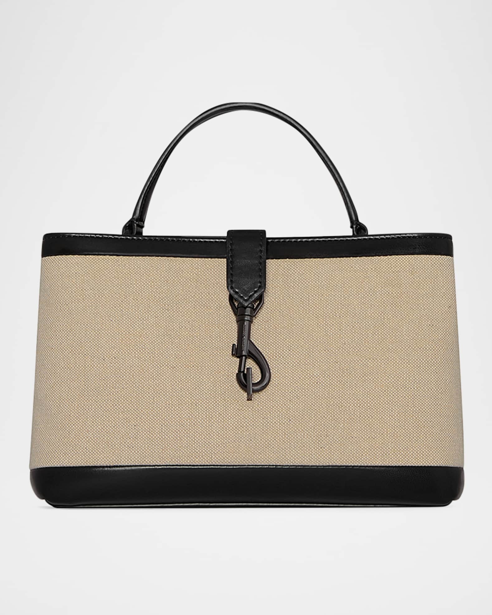 Megan Canvas Top-Handle Bag 0