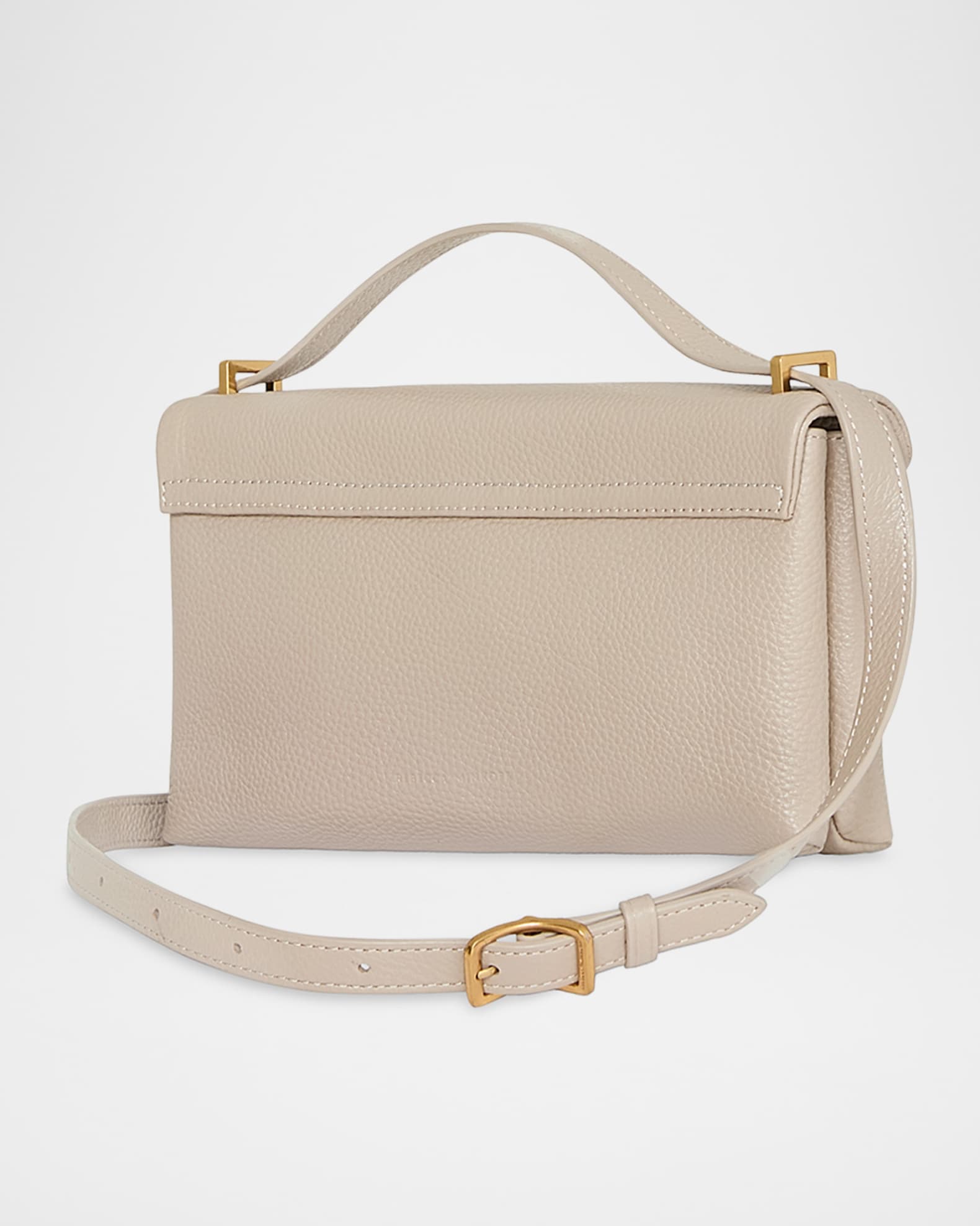 Megan East-West Leather Crossbody Bag