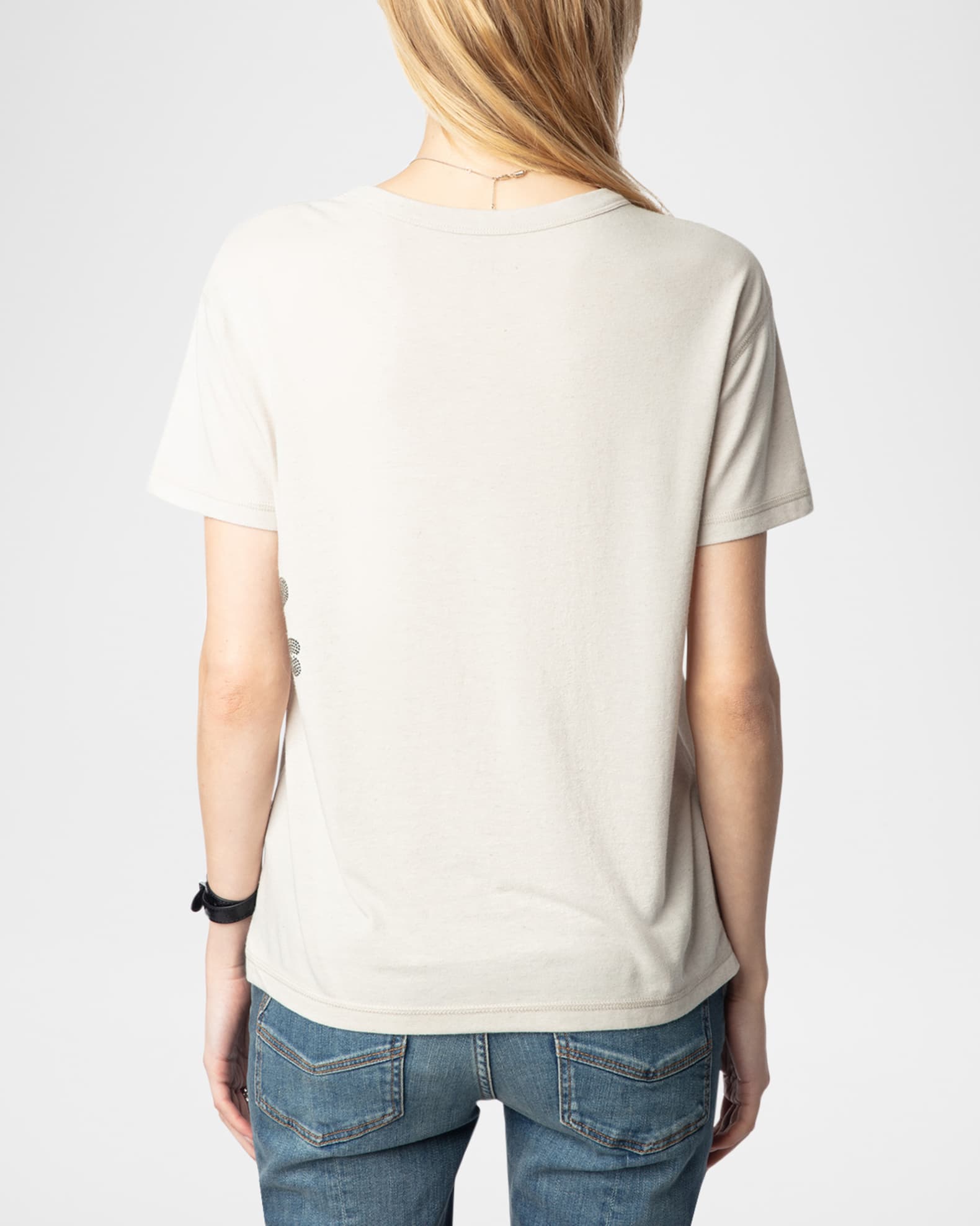 売れ筋商品|||ザディグ エ ヴォルテール Tシャツ レディース トップス MARTA HEART  - Basic T-shirt - black ザディグ エ ヴォルテール レディース Tシャツ トップス MARTA