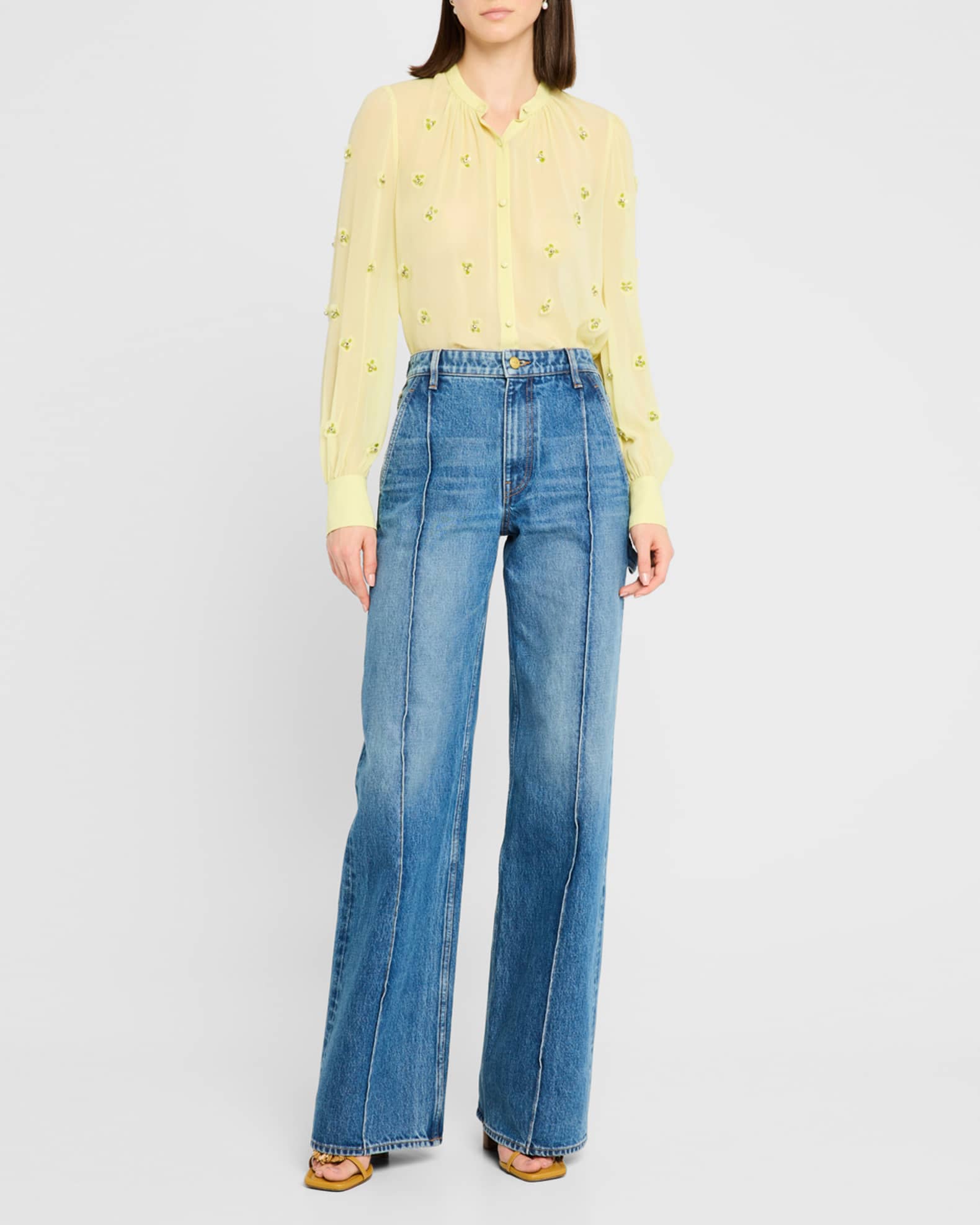 Bea Beaded Silk Blouse 1