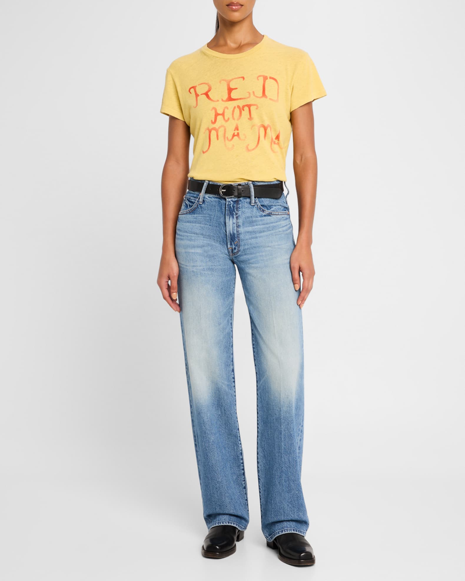 The Mid-Rise Tunnel Vision Sneak Jeans 1