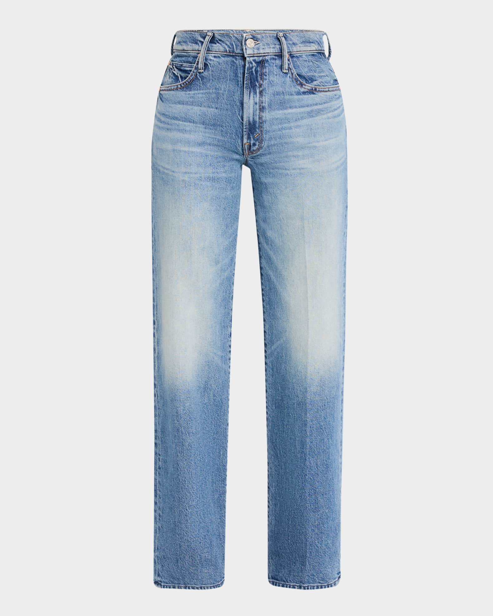The Mid-Rise Tunnel Vision Sneak Jeans 0