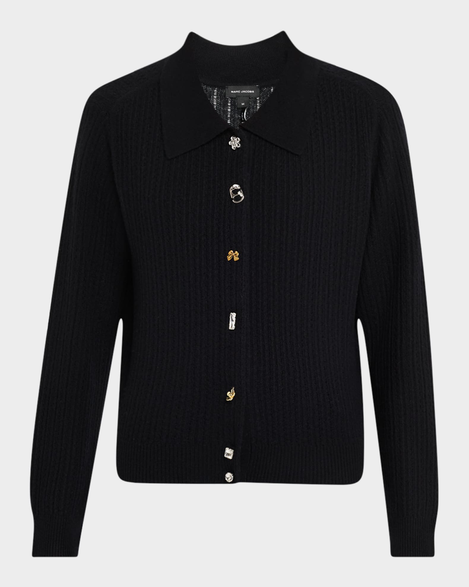 Charm Wool-Cashmere Cable Knit Cardigan 0